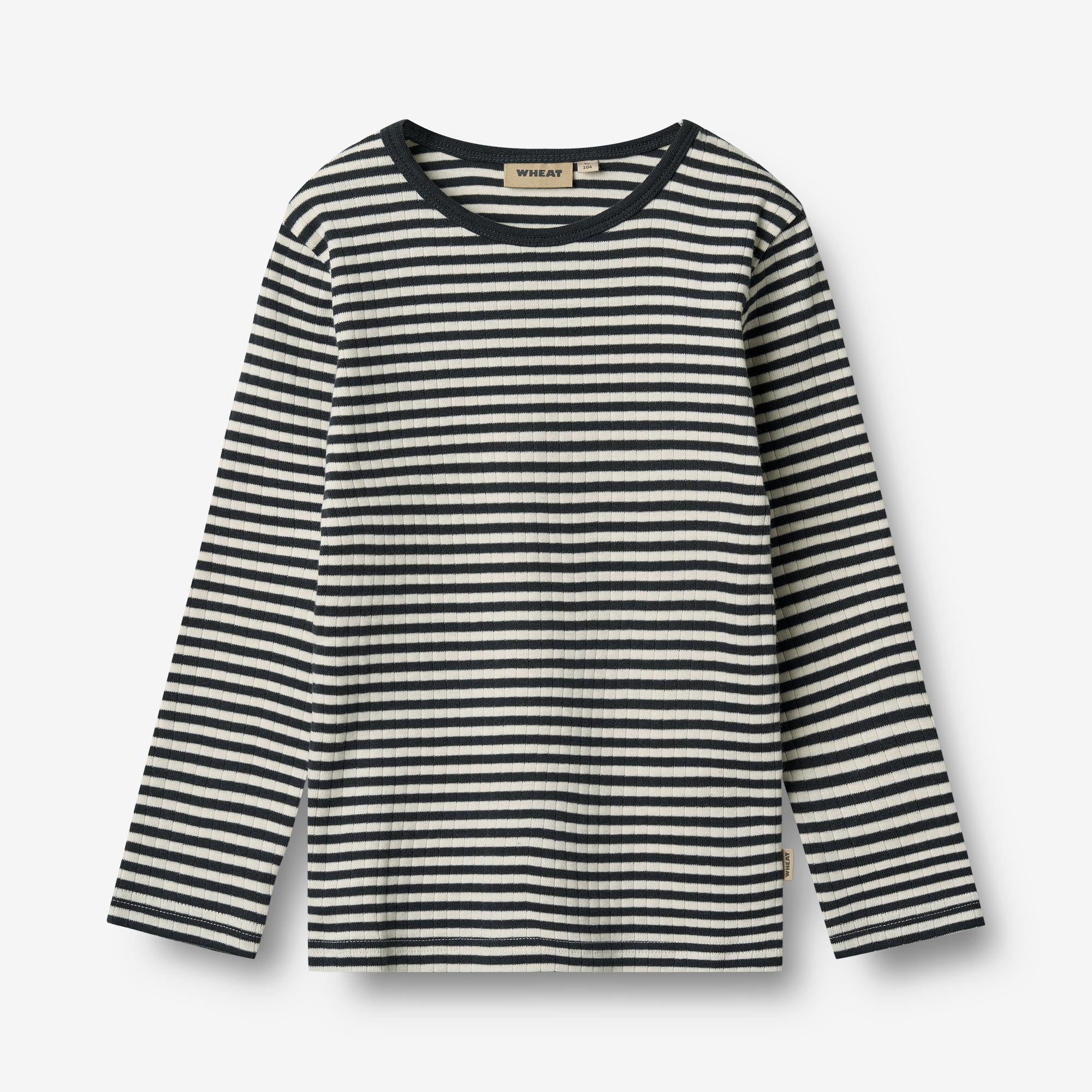 wheat-stig-navy-rib-stripe-streifenshirt-122-bio-ripp image 2