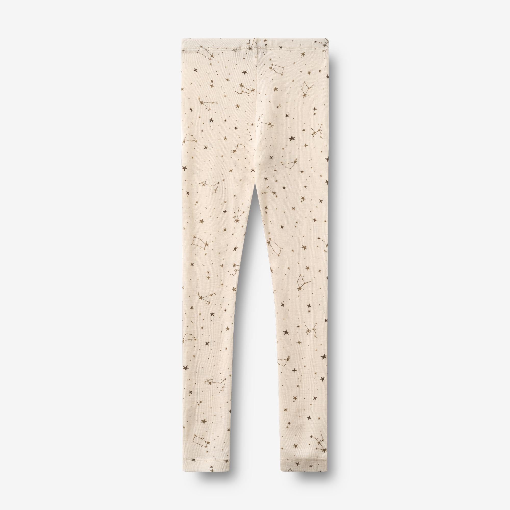 wheat-clothing-woll-leggings-agi-eggshell-stars-merino image 2