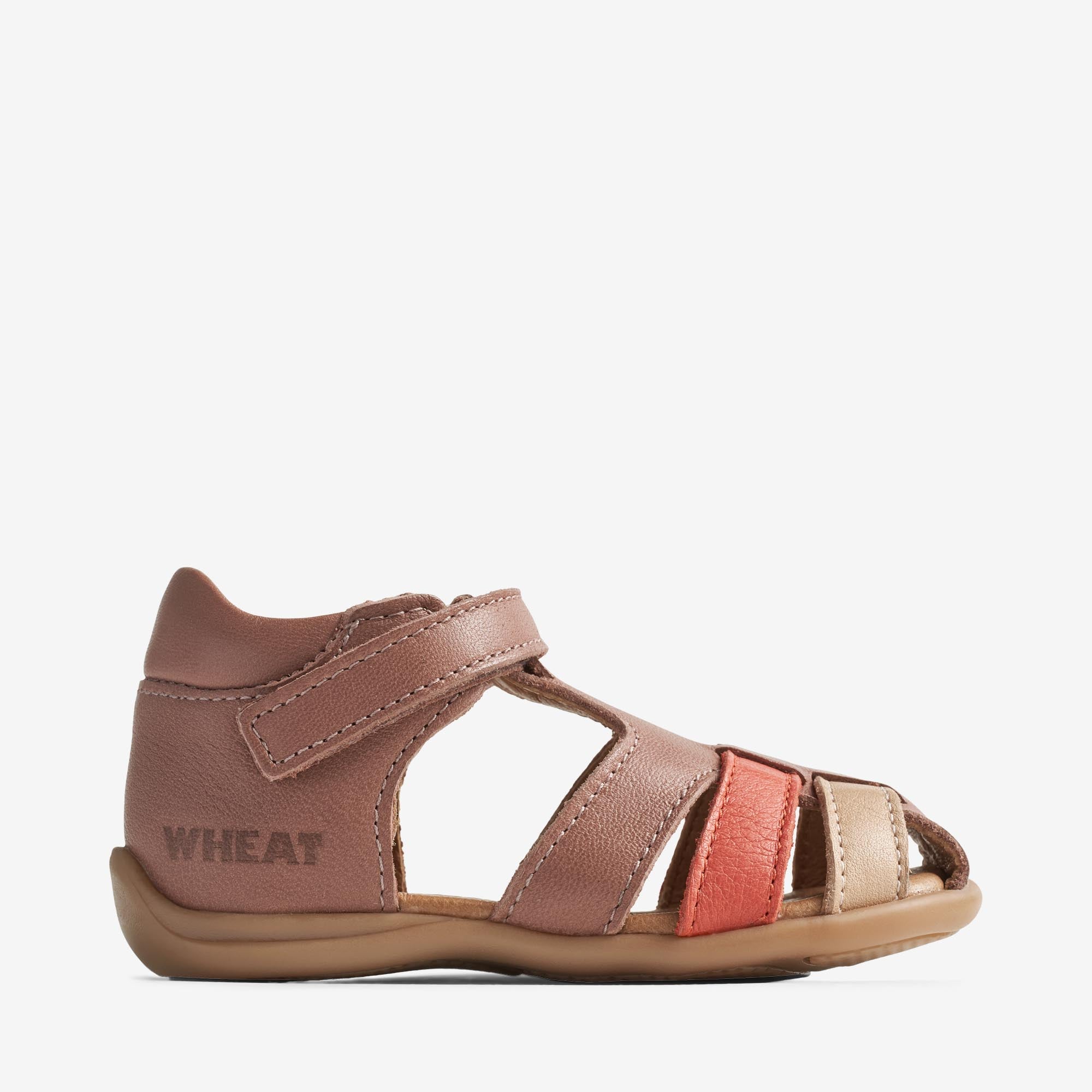 wheat-robbie-sandale-baby-old-rose-leder-klett image 3
