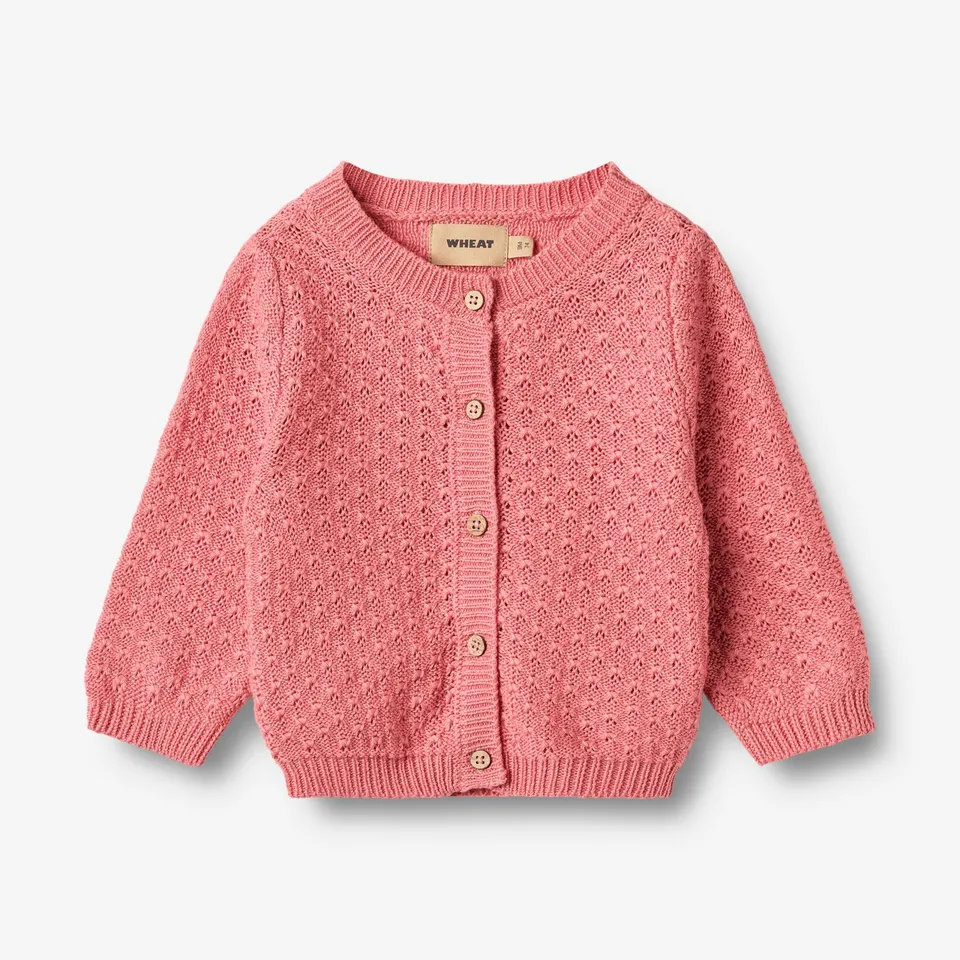 wheat-magnella-strickjacke-soft-pink-bio-baumwolle-2 image 1