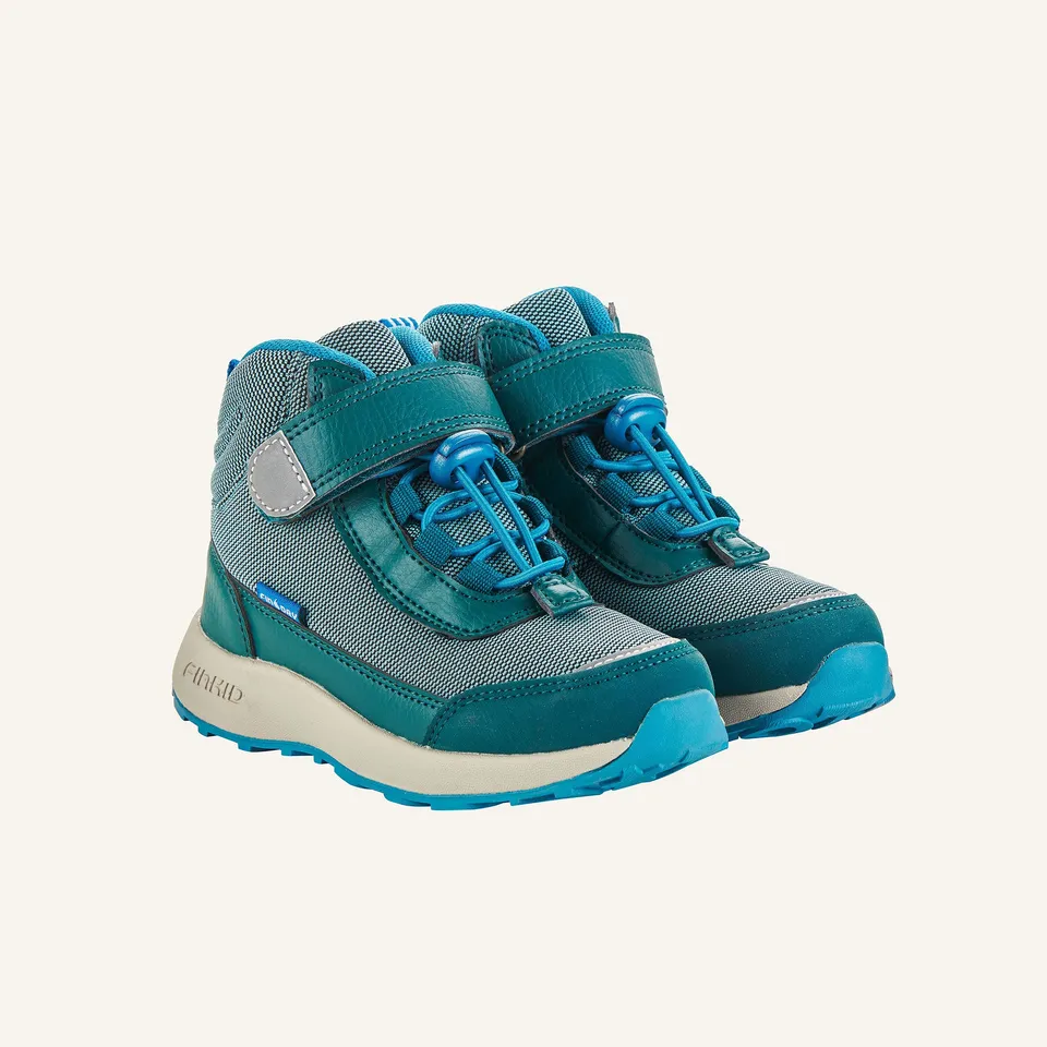 finkid-husky-vuori-bergstiefel-smoke-blue-deep-teal-wasserfest image 1