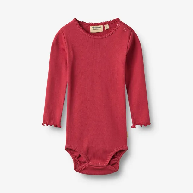 wheat-regitze-body-langarm-red-cherry-bio-baumwolle image 1