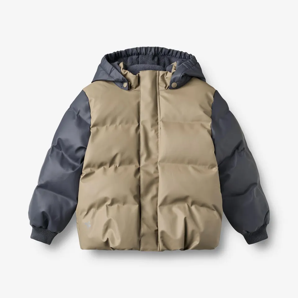 wheat-shoore-pufferjacke-grey-stone-wasserdicht-9000mm image 1
