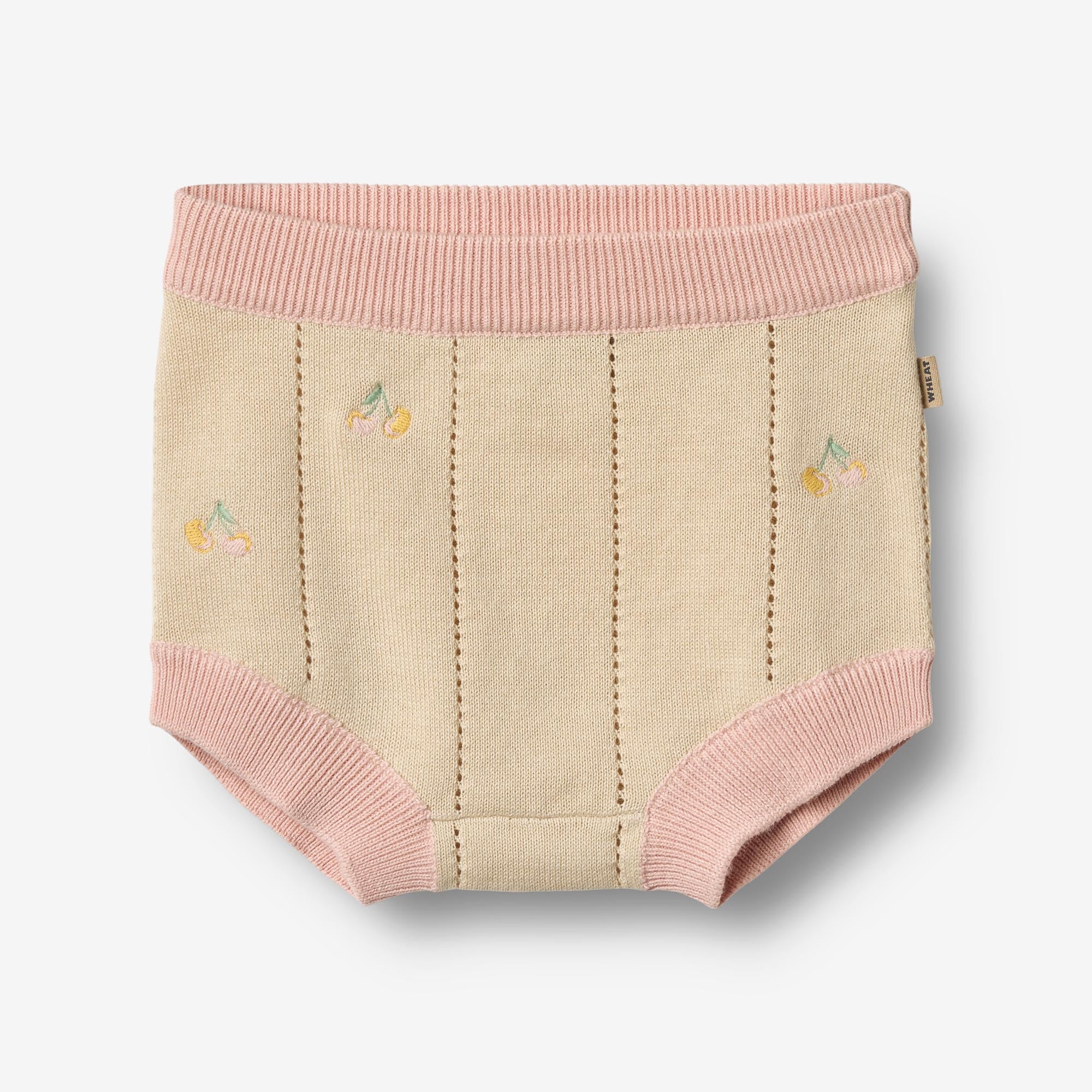 wheat-dua-strickshorts-baby-sandshell-aus-bio-baumwolle image 1