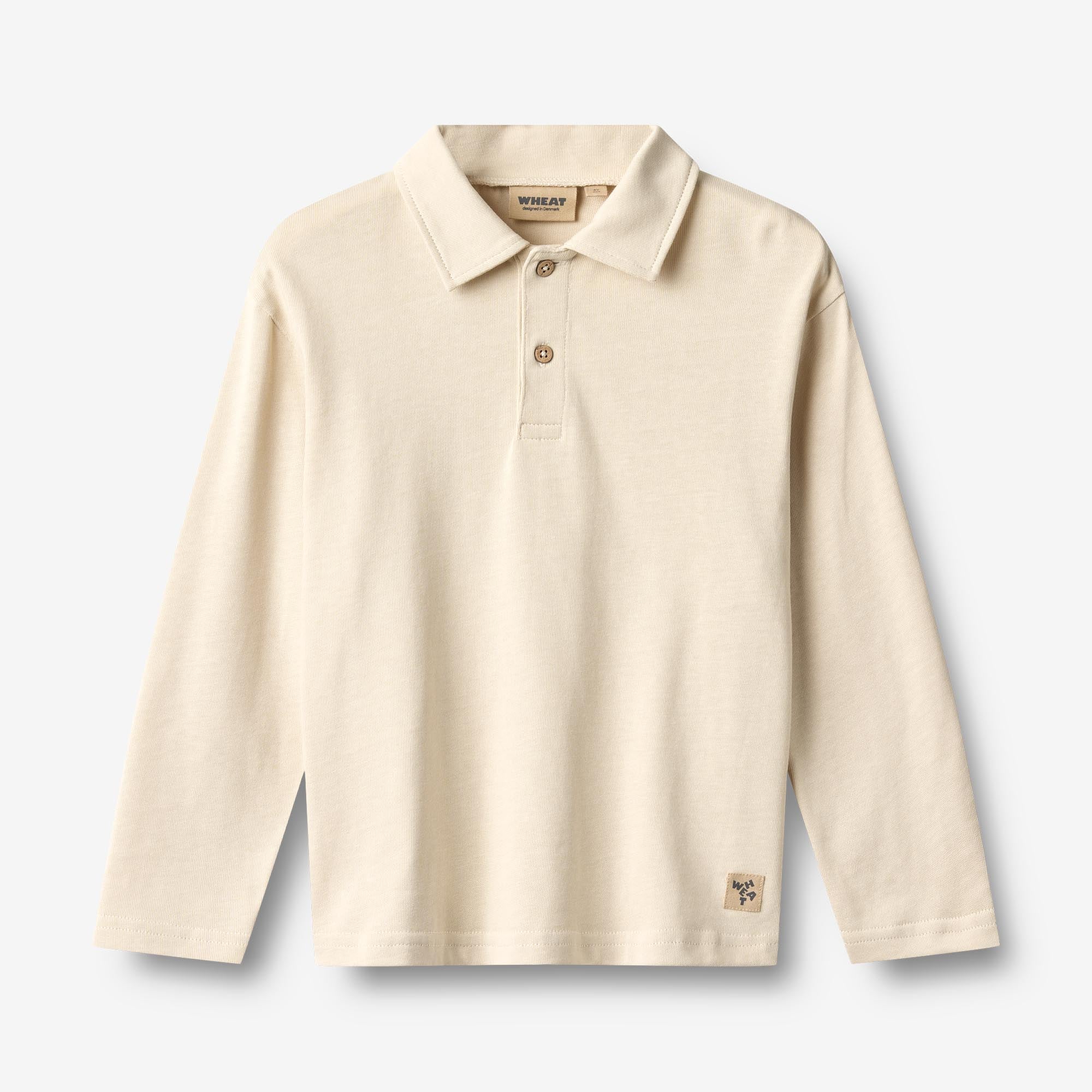 wheat-yves-langarm-polo-offwhite-bio-baumwolle-kinder image 1