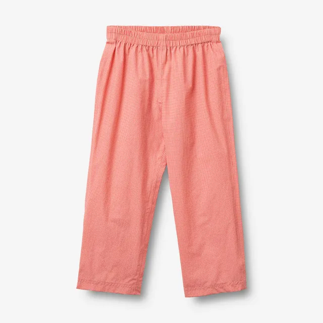 wheat-vand-shellhose-red-check-recycling-nylon-kinder image 1