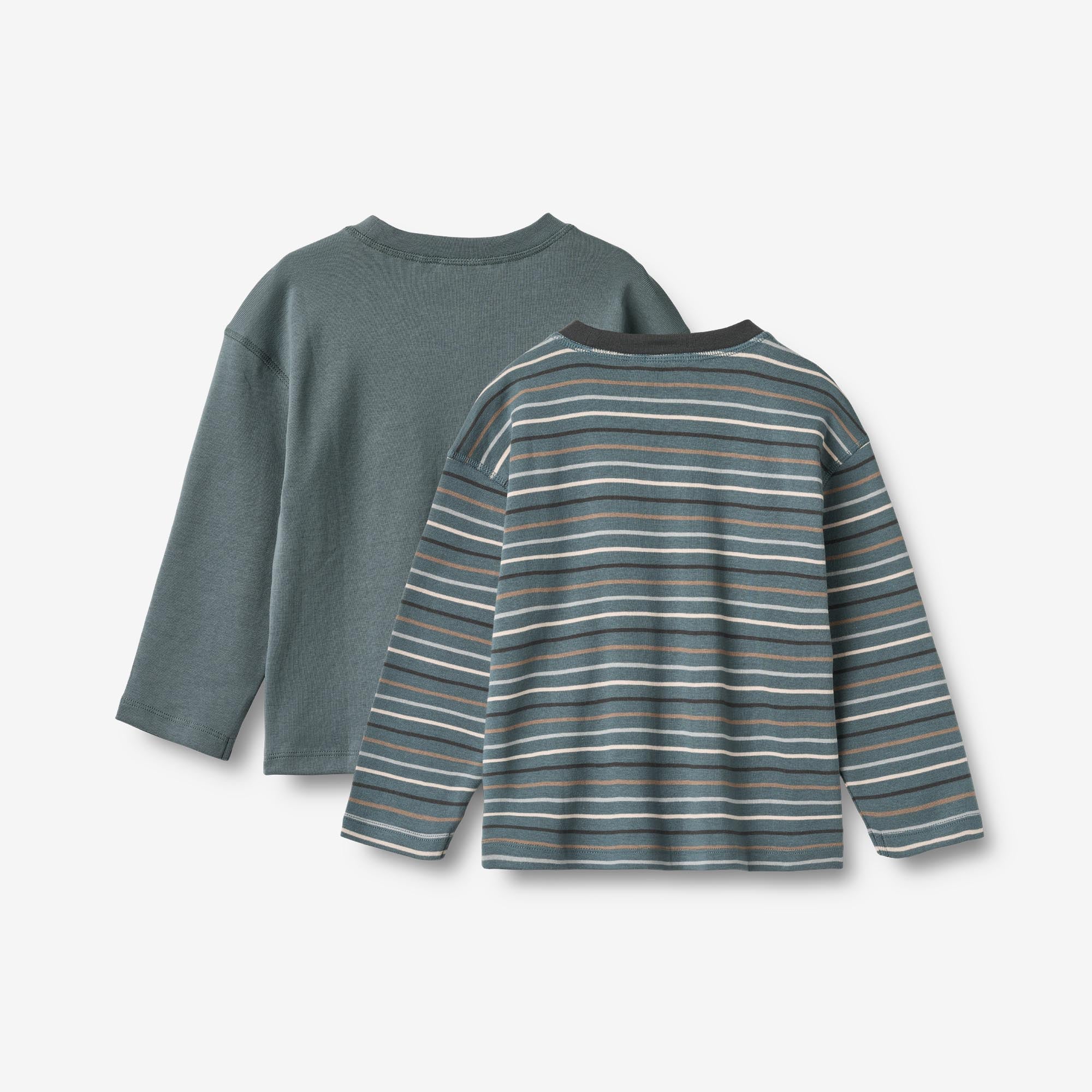 wheat-hans-langarm-t-shirt-2er-pack-blau-gestreift-bio-baumwolle image 4