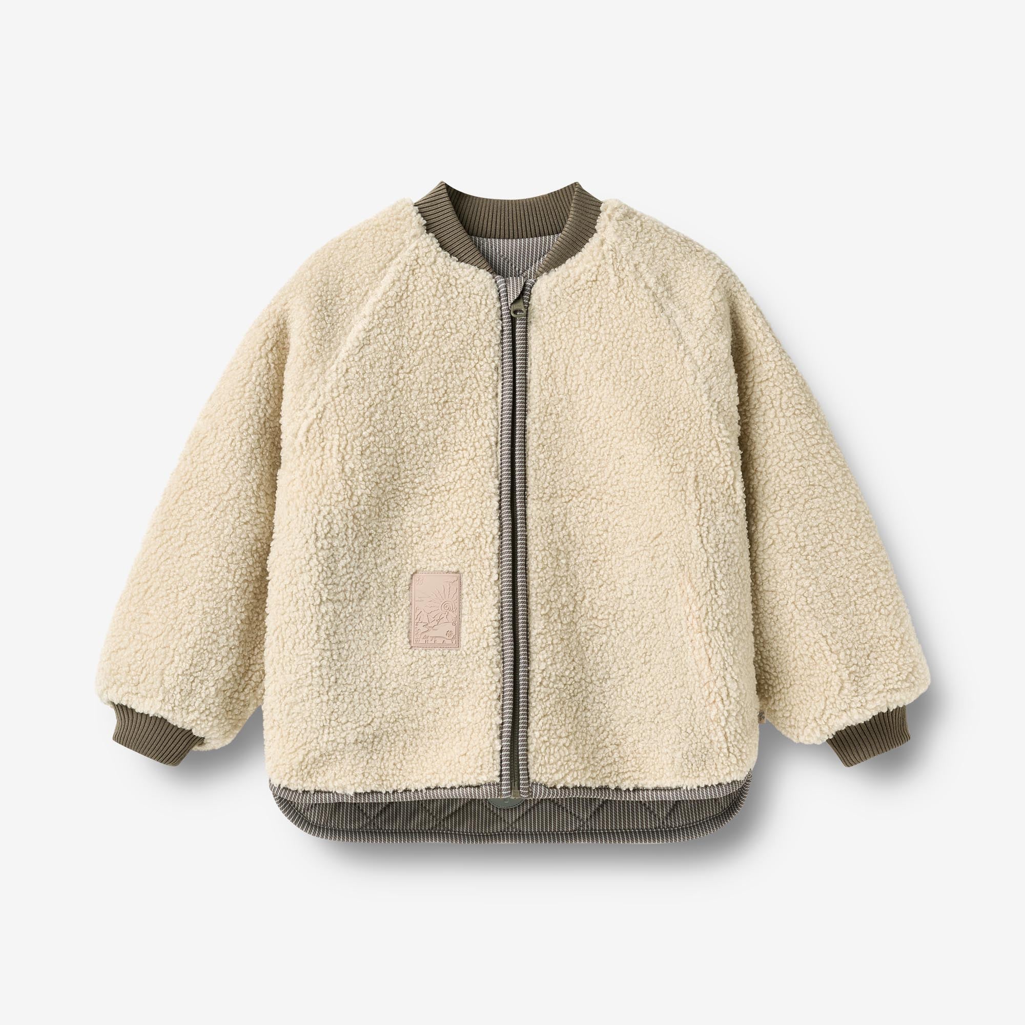 wheat-lake-thermo-jacke-braun-gestreift-wendejacke image 5