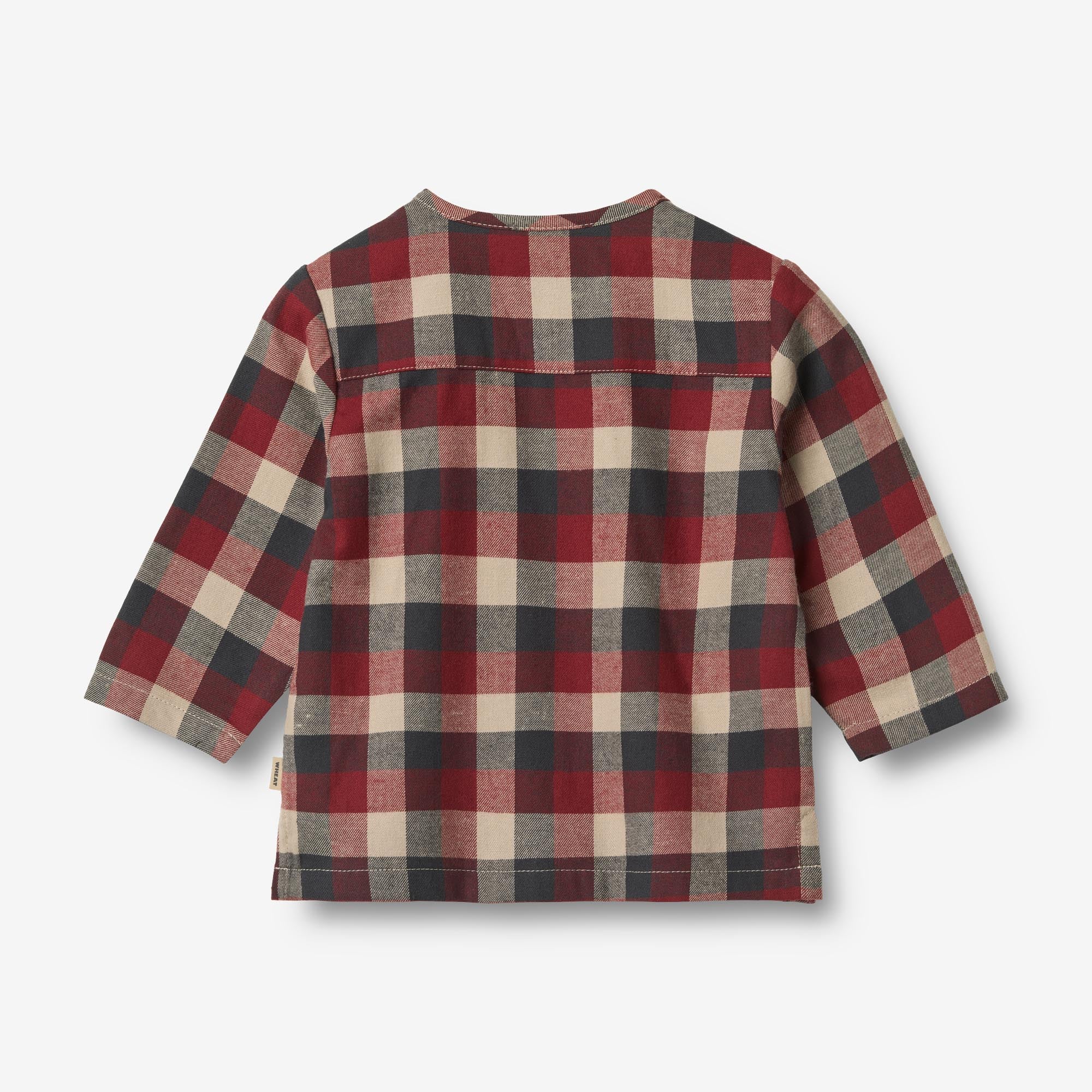 wheat-shelby-hemd-red-blue-check-bio-baumwolle-baby image 4