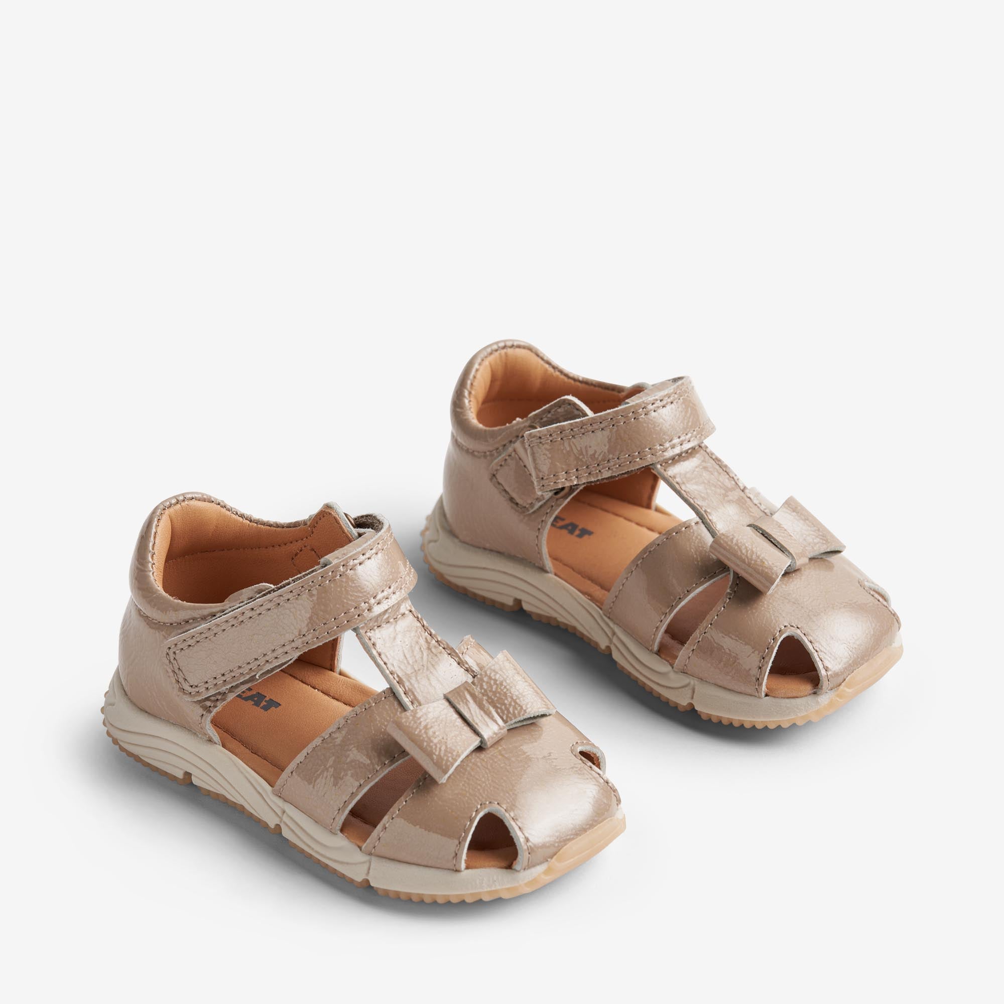 wheat-donna-sandale-beige-leder-verstellbar image 1