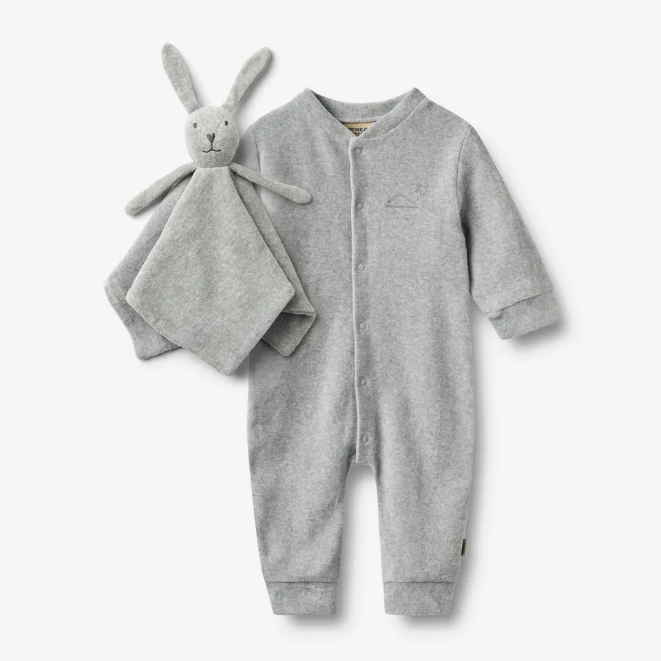 wheat-robin-baby-set-geschenkbox-melange-grey-velours image 1