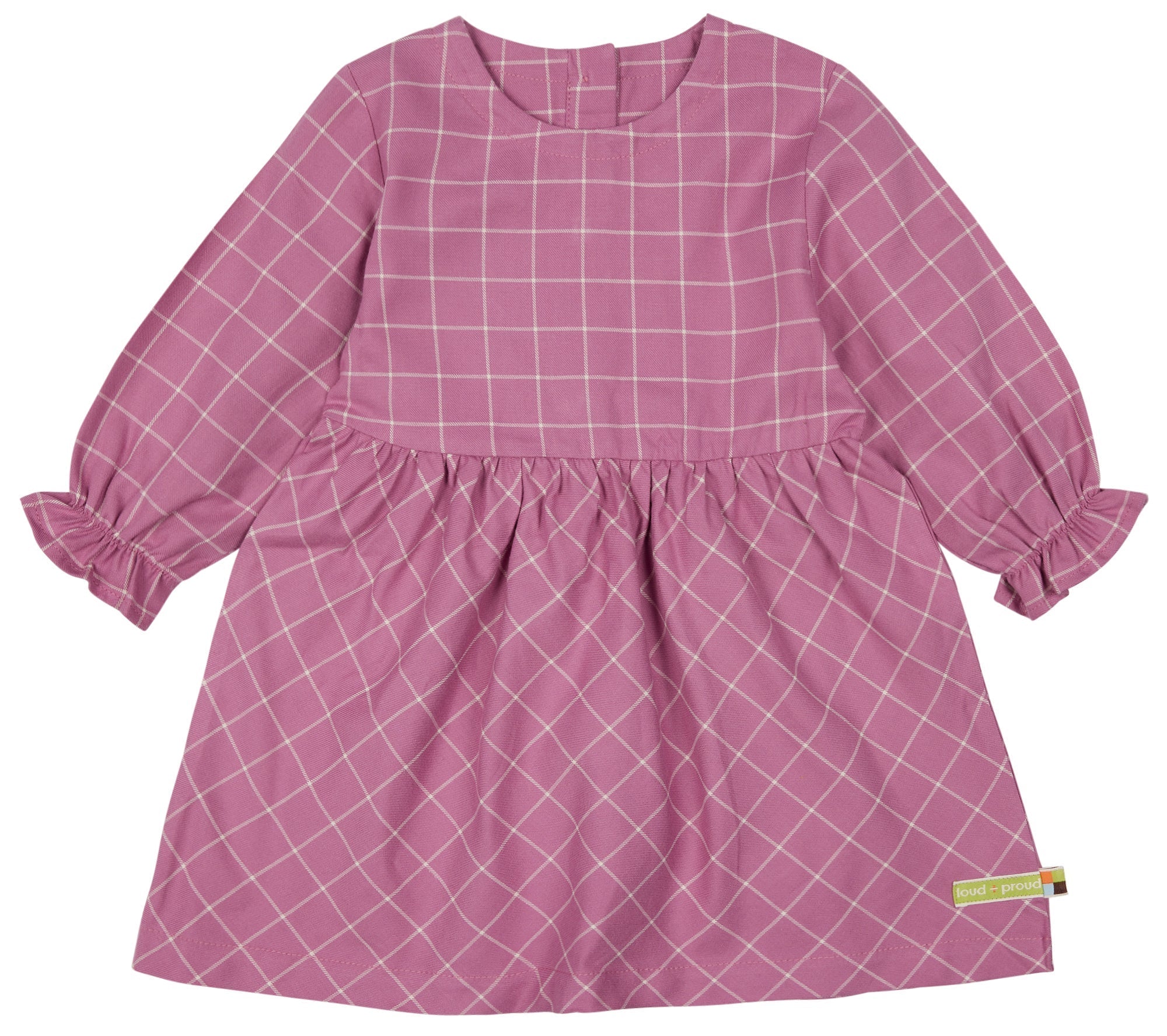 loud-proud-classics-karo-kleid-kinderkleid-cinnamon-kariert image 3