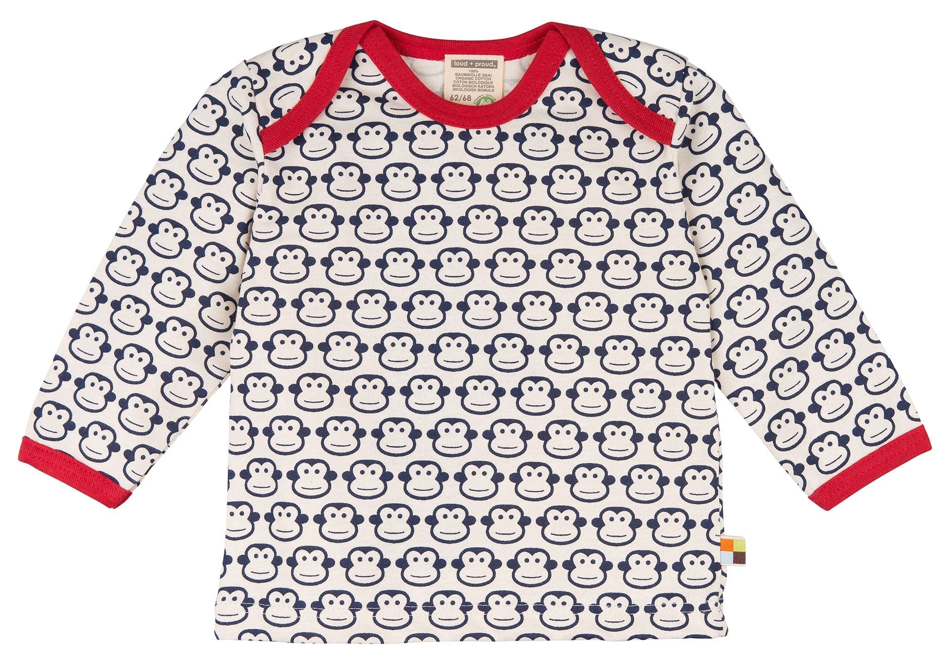 loud-proud-classics-shirt-langarm-druck-navy-74-80-jersey image 1