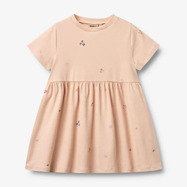 wheat-anna-jerseykleid-rose-flowers-m-dchen-bio image 1