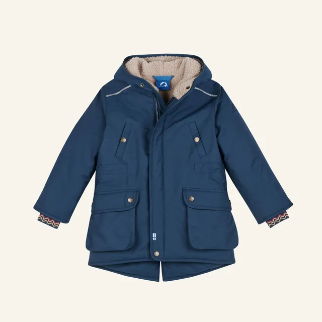 finkid-husky-tuulikki-winterparka-kinder-denim-teddyfutter image 1