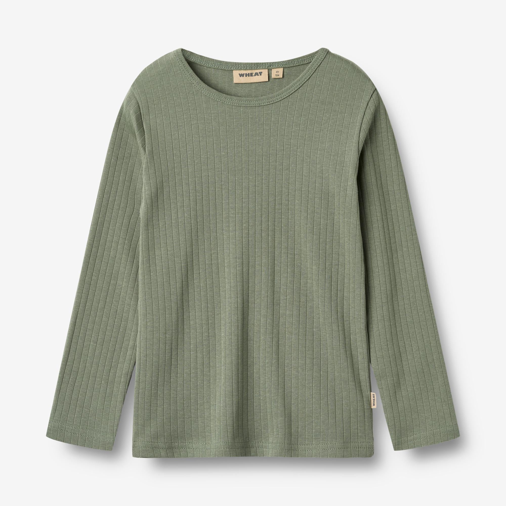 wheat-stig-l-s-t-shirt-langarmshirt-dusty-green-gr-92 image 1