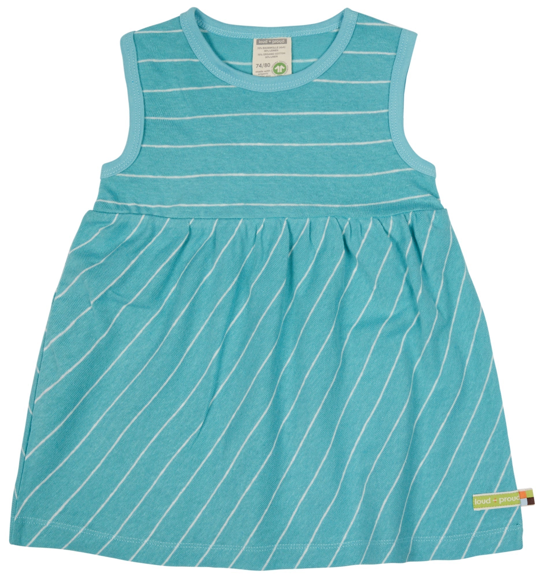loud-proud-classics-kleid-streifen-kleid-aster-leinen image 7