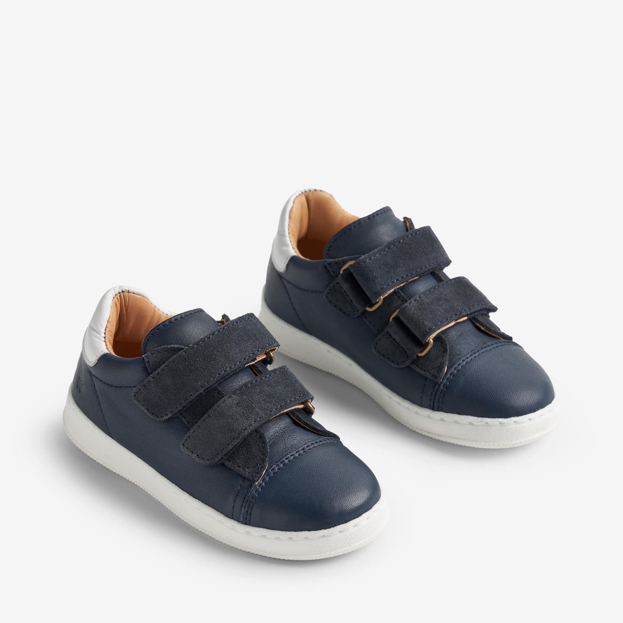 wheat-velo-sneaker-leder-navy-klett-gr-24-35 image 1