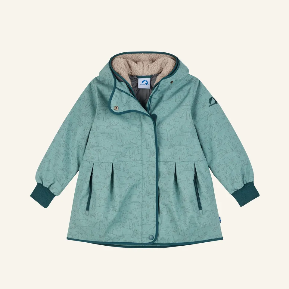 finkid-husky-nivala-kinder-outdoorjacke-trellis-deep-teal-2in1 image 1