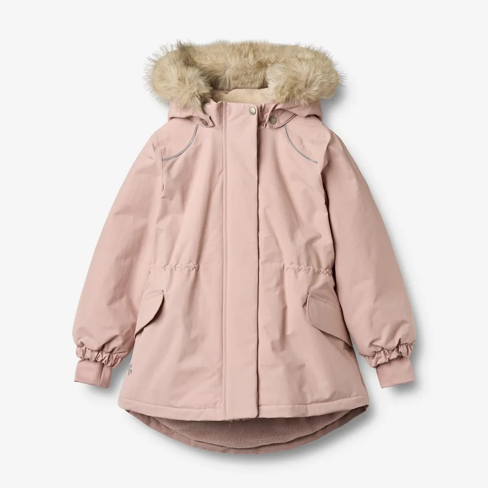 wheat-jacket-mathilde-kinderjacke-rose-powder-recycelt image 1