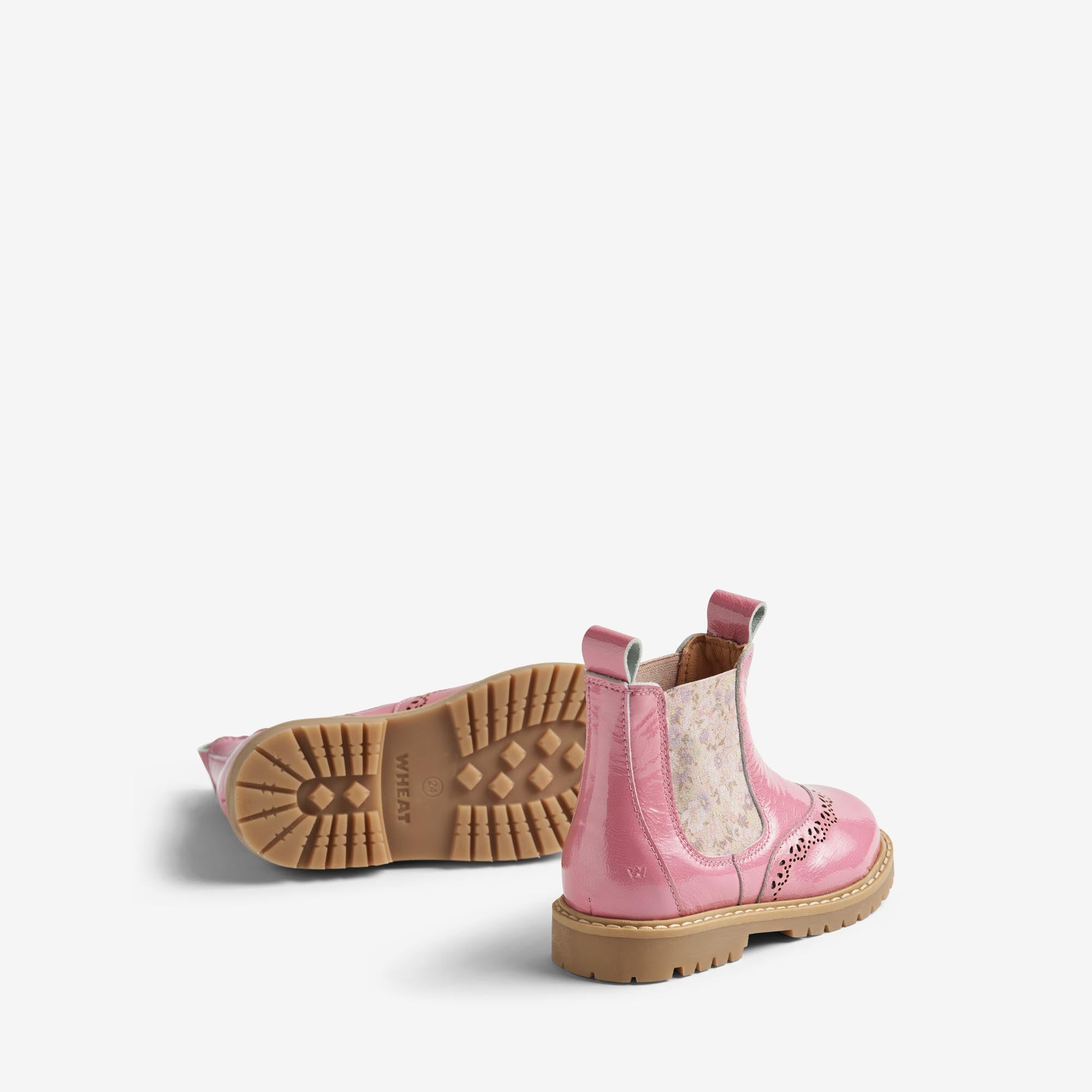 wheat-chelsea-double-elastic-champ-stiefel-pink-lackleder-24-35 image 2