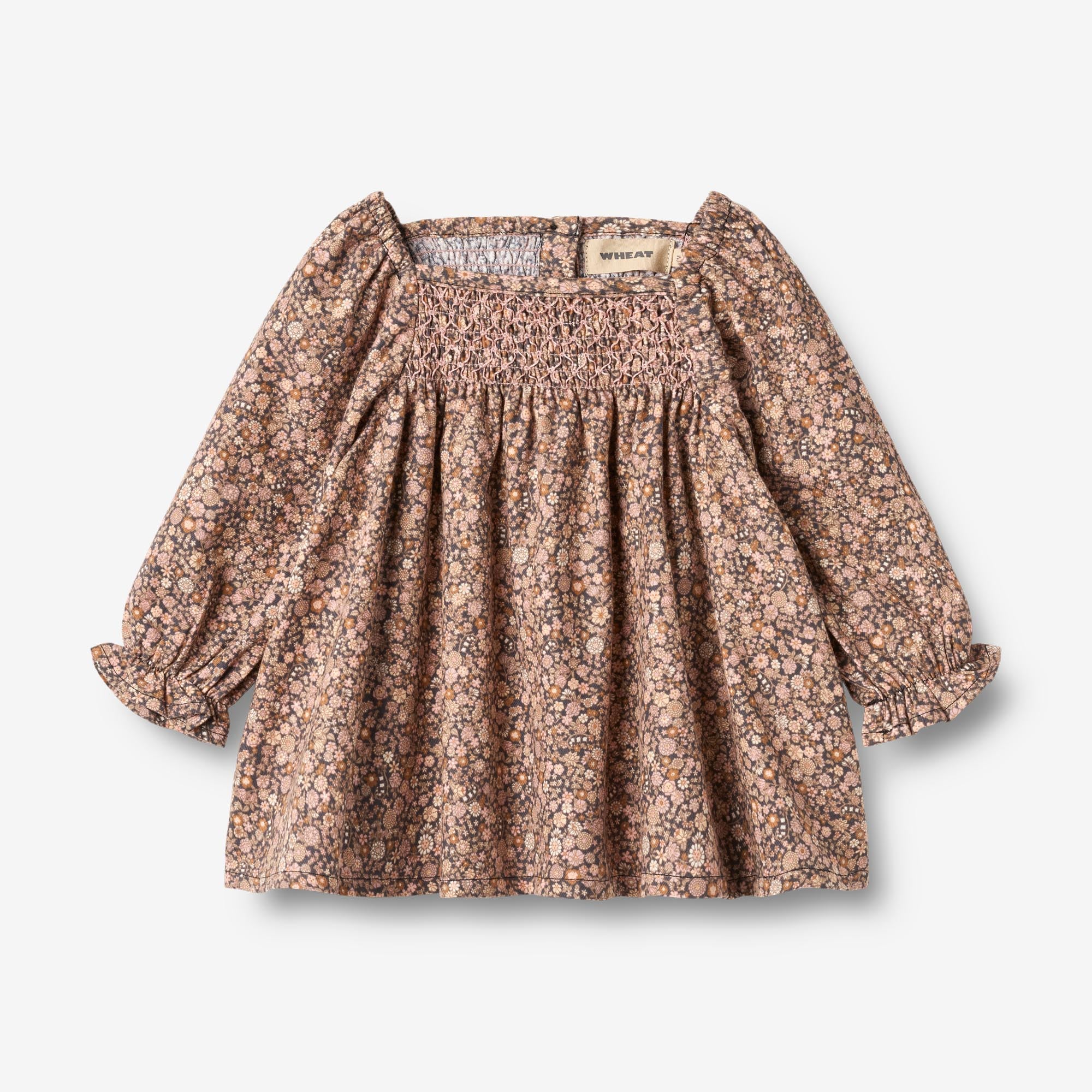 wheat-bella-kleid-langarm-baby-black-sea-garden-bio image 1