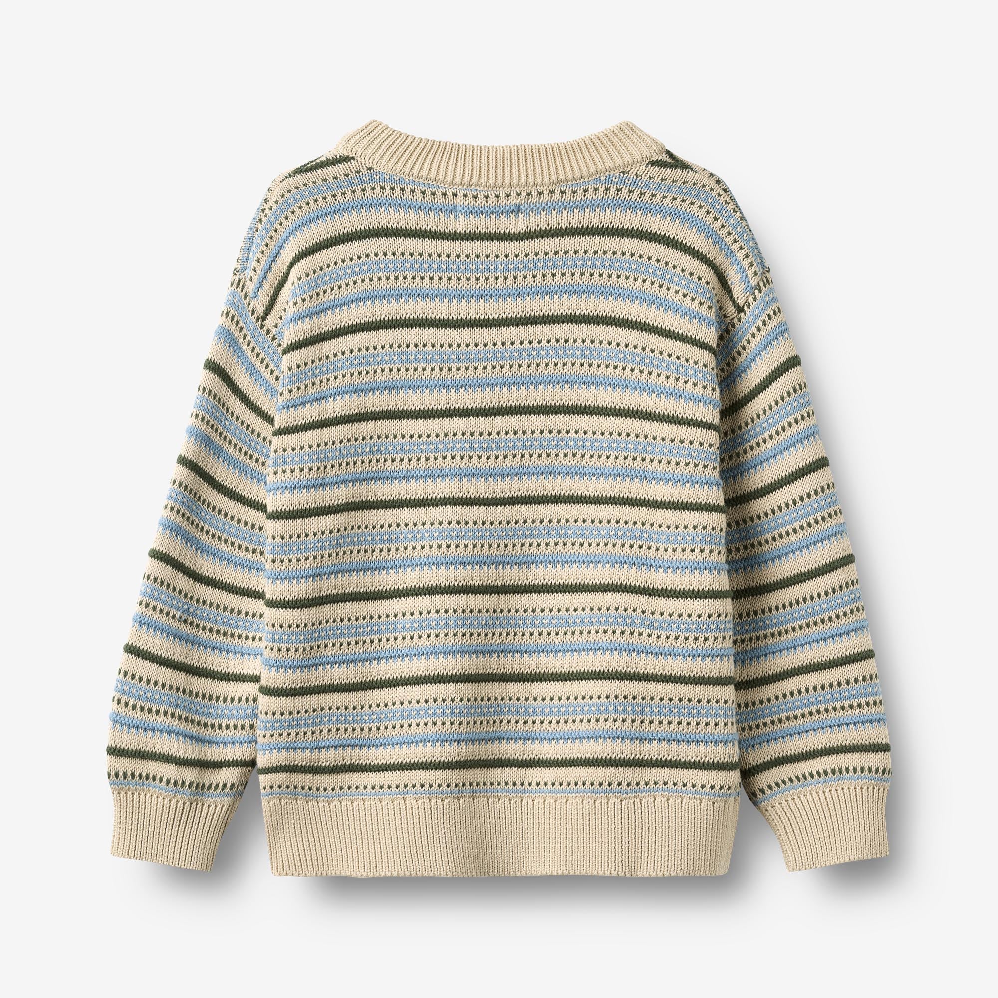 wheat-harlow-jacquard-pullover-offwhite-bio-baumwolle-kinder image 2