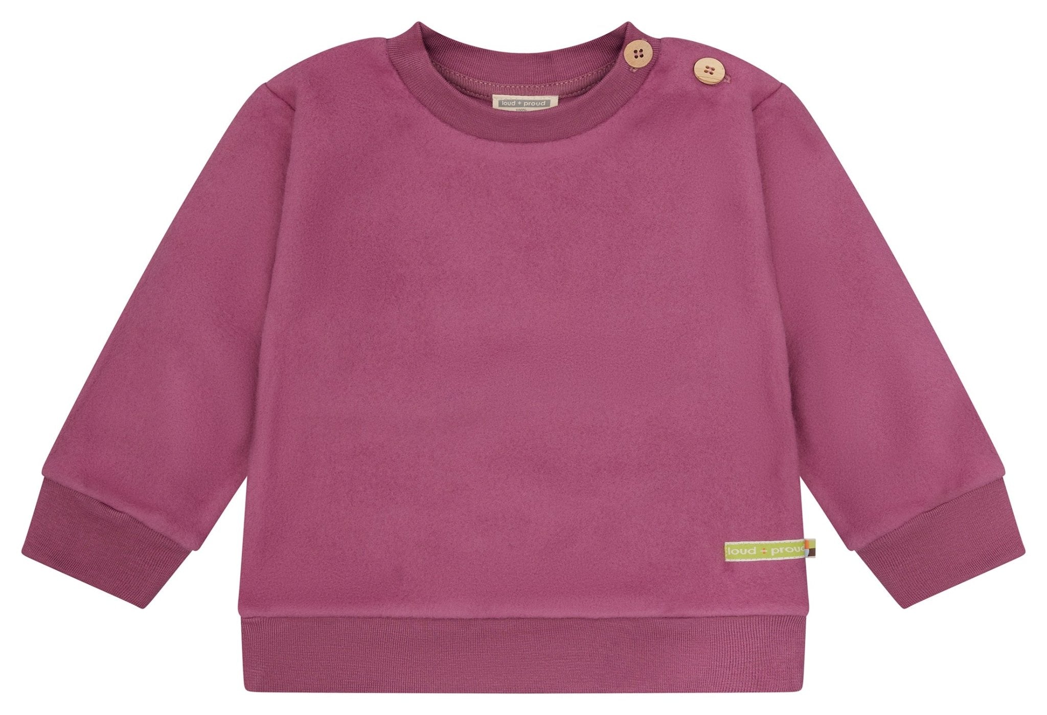 loud-proud-classics-fleece-sweatshirt-kinder-pullover-curry image 4