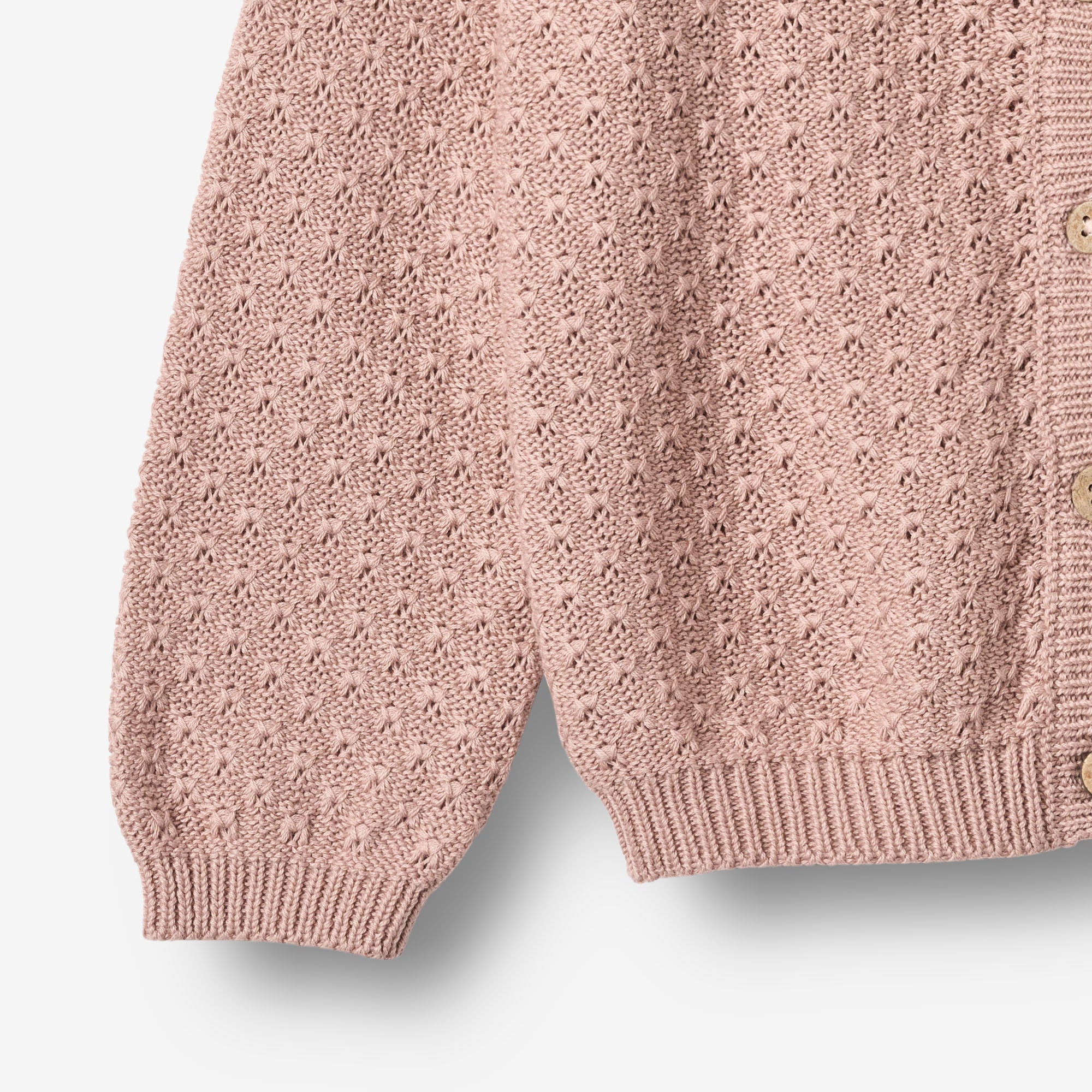 wheat-magnella-strickjacke-rose-powder-bio-baumwolle image 3