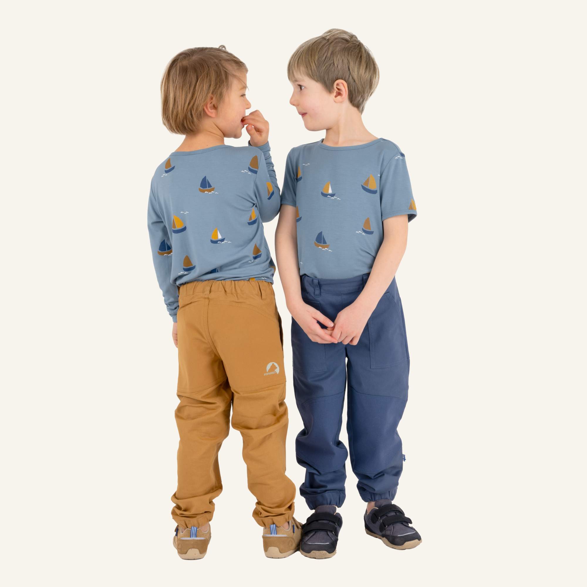 finkid-husky-kelmi-canvas-outdoorhose-denim-cordura image 6