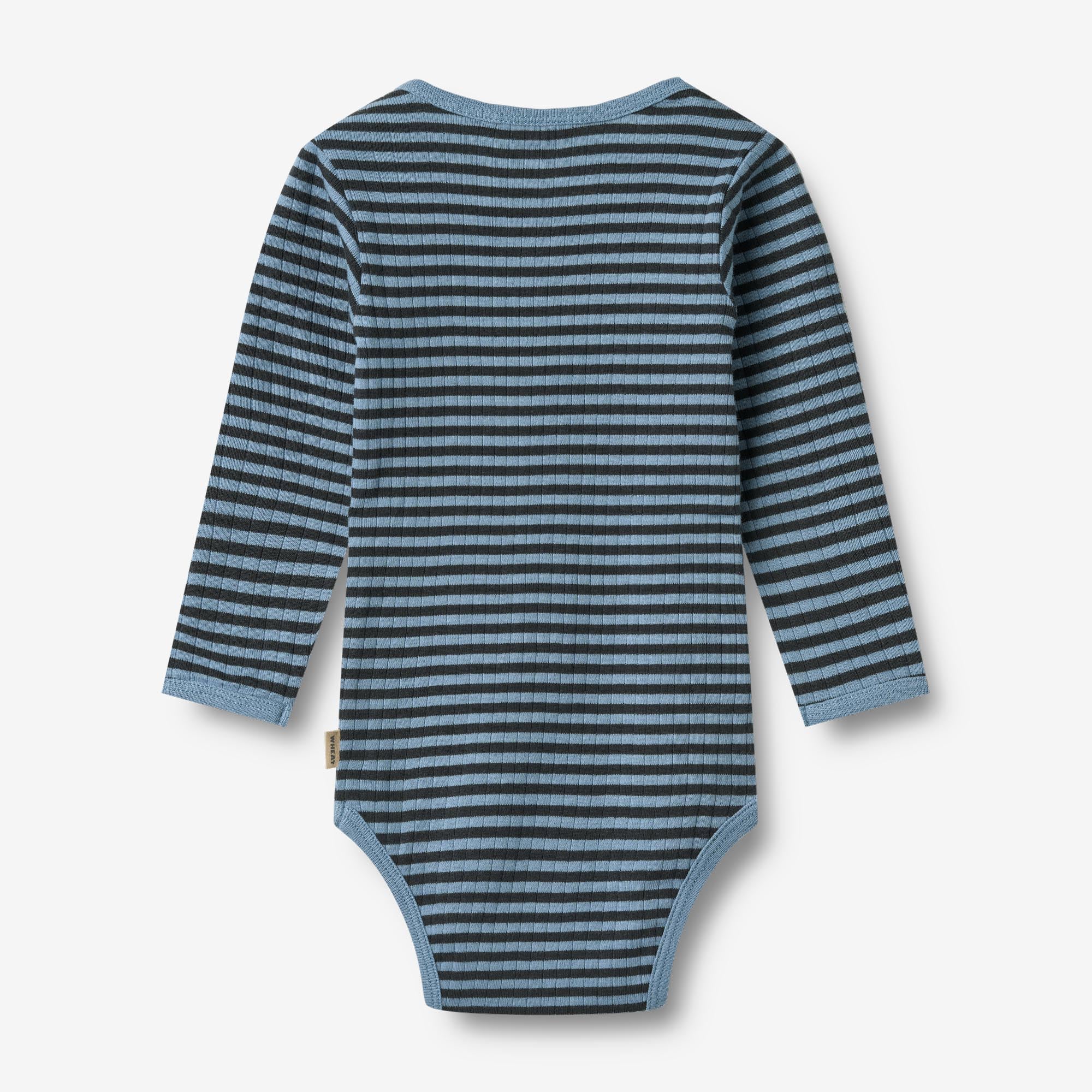 wheat-berti-baby-body-langarm-bio-bright-blue-stripe image 3