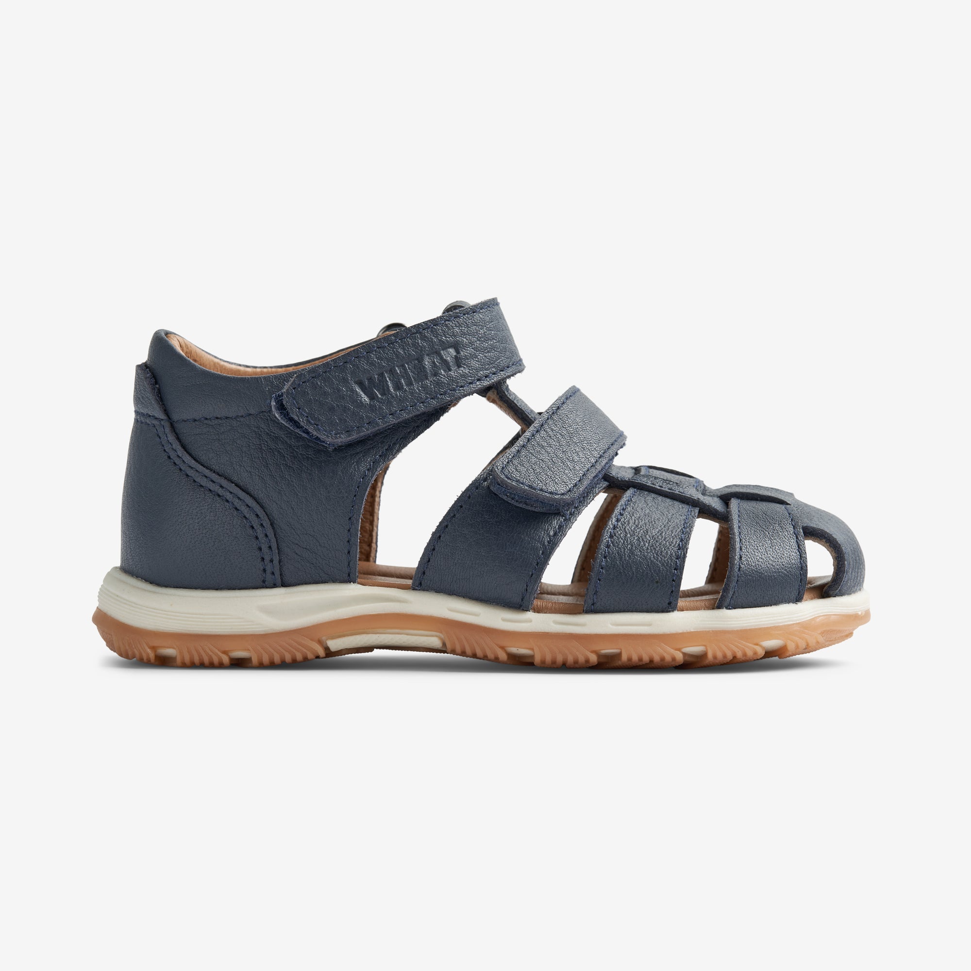 wheat-frei-sandale-navy-kinder-leder-sommerschuh image 3