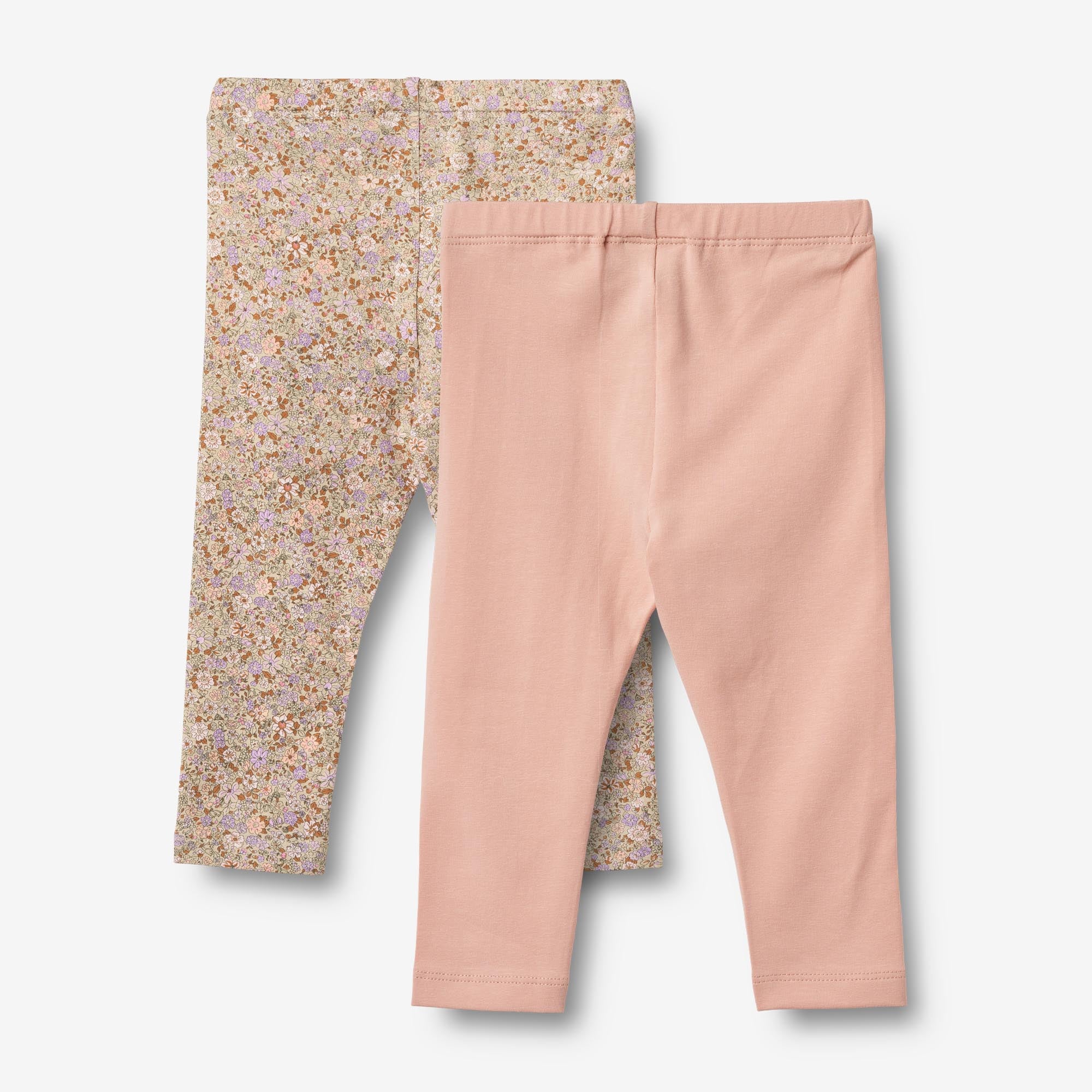 wheat-jules-baby-leggings-lilac-flower-meadow-2er-pack-bio-baumwolle image 2