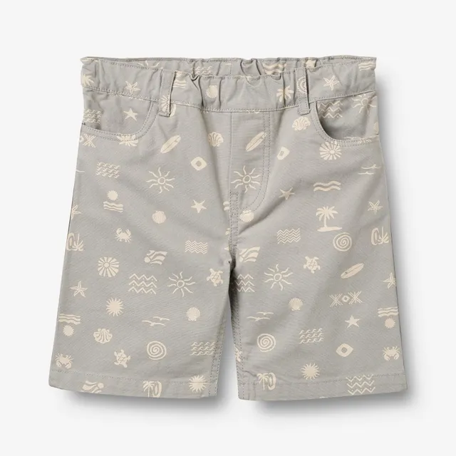 wheat-august-shorts-kinder-light-flint-bio-baumwolle image 1