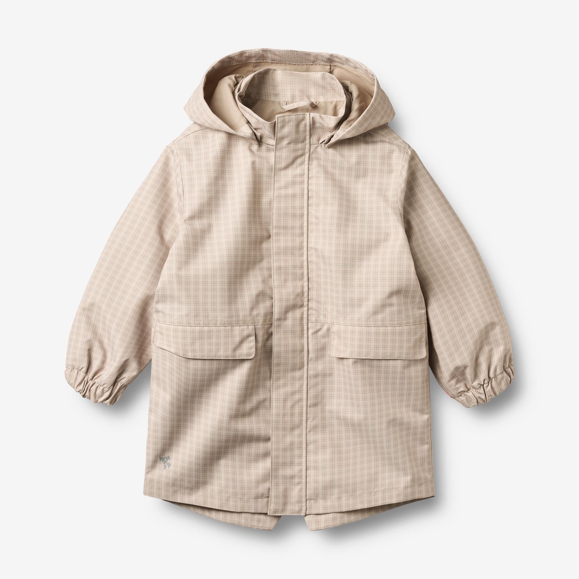 wheat-alke-parka-stone-check-recycling-fr-hlingsjacke-98-152 image 1