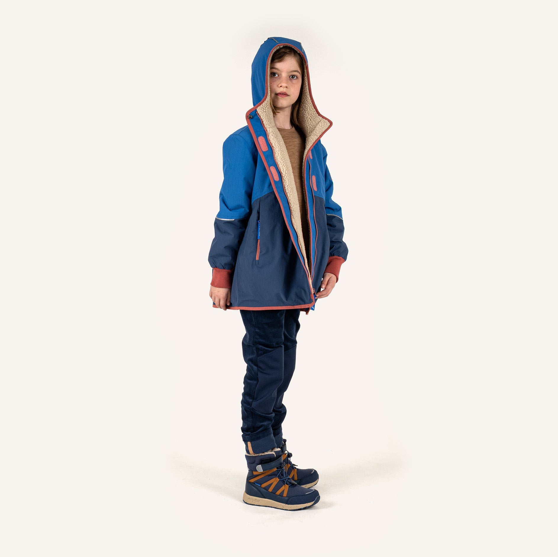 finkid-husky-aina-mukka-m-dchen-winterjacke-deep-water-teddy image 7