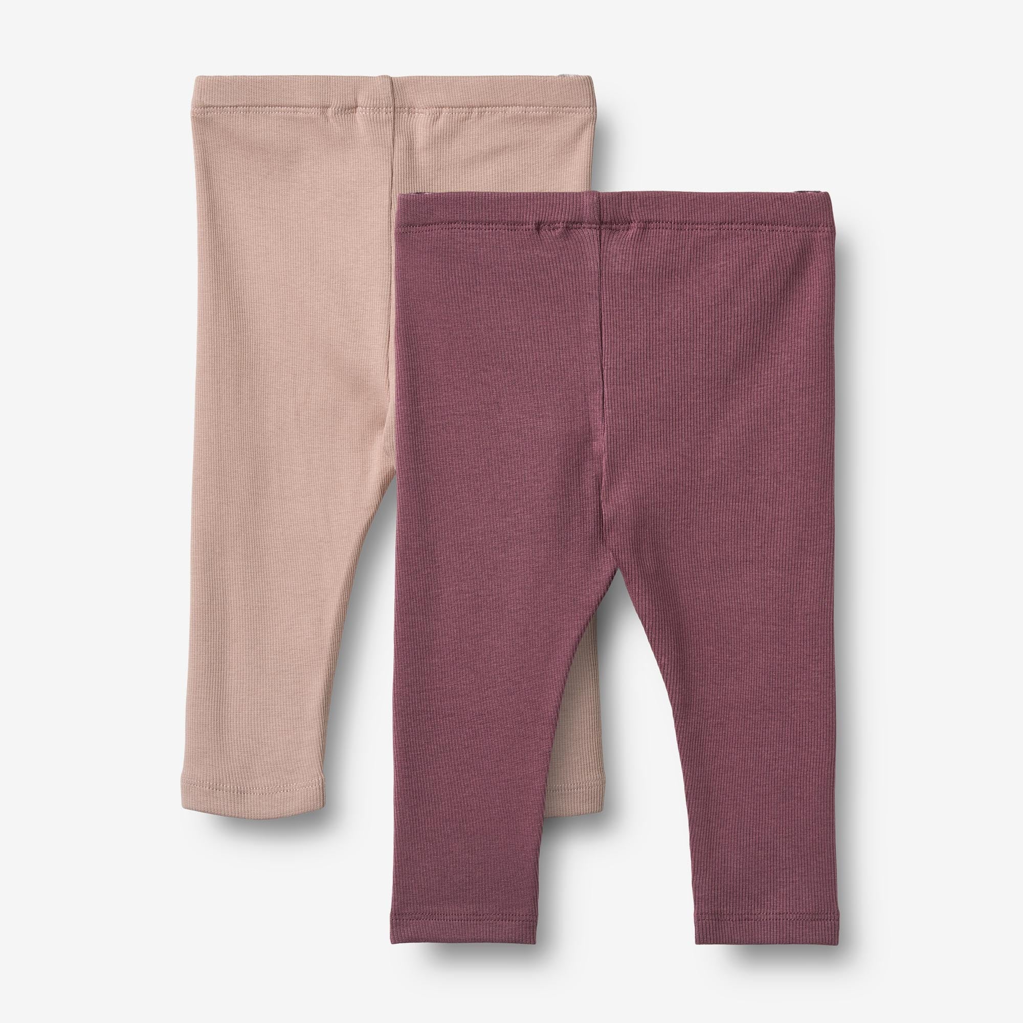 wheat-jules-leggings-eggplant-bio-2er-pack-baby image 2