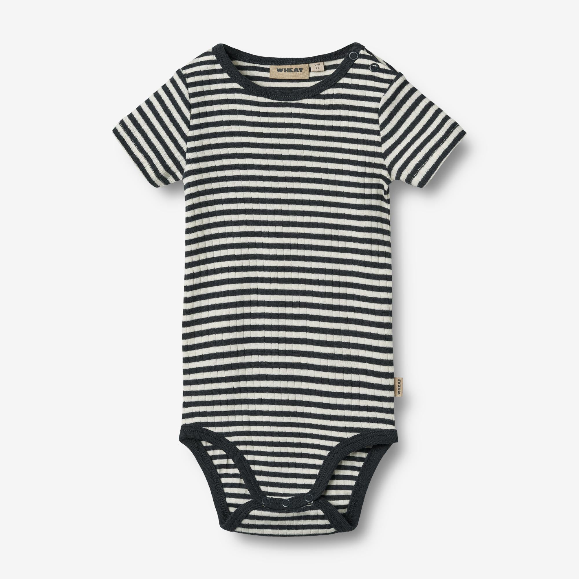 wheat-edvald-kurzarm-body-navy-rib-stripe-bio-baumwolle image 2