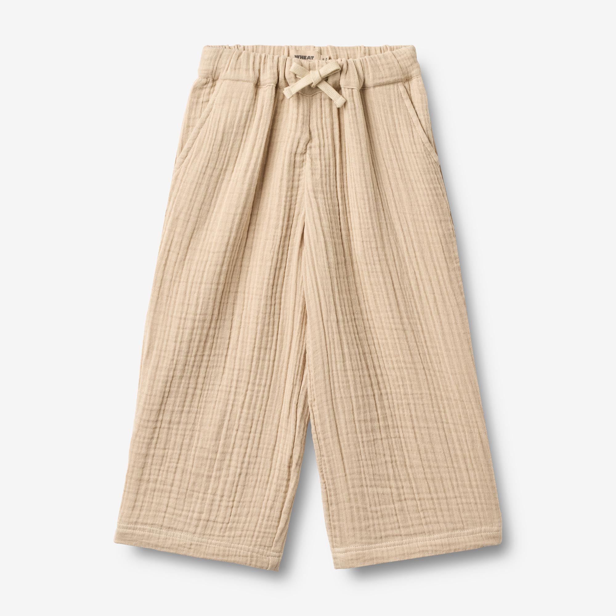 wheat-sasha-hose-warm-sand-bio-baumwolle-weites-bein image 1