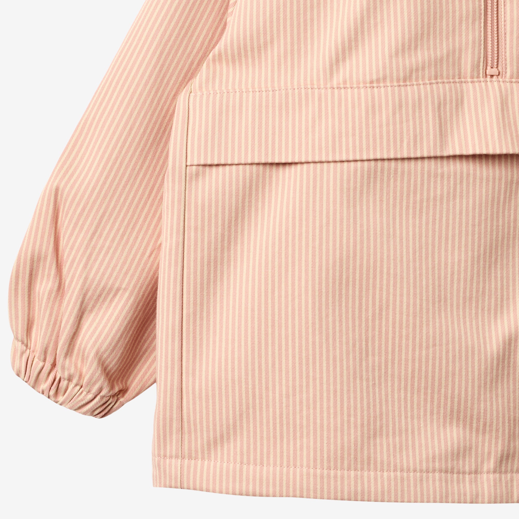 wheat-eddo-anorak-rose-stripe-kinder-bio-baumwolle image 4