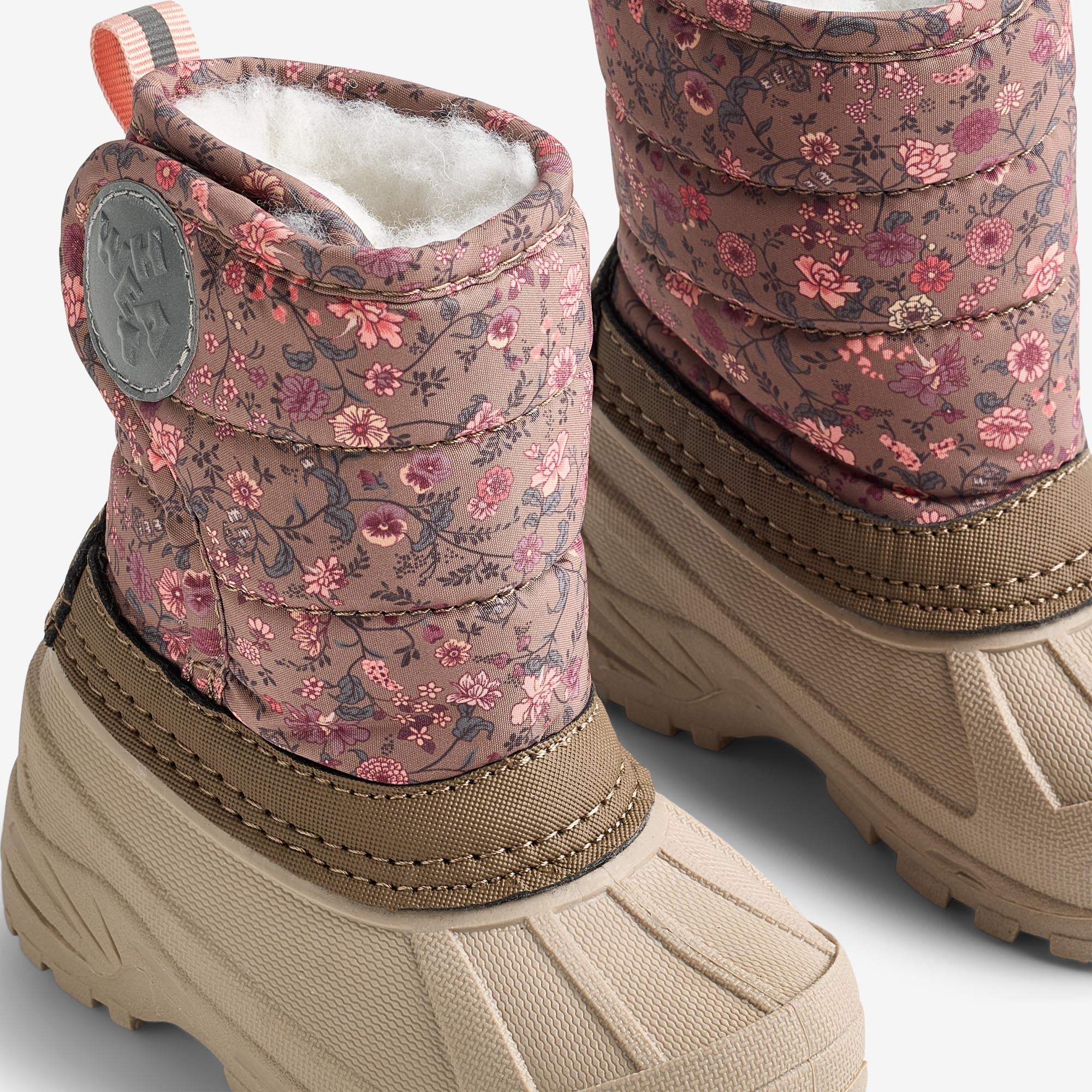 wheat-winty-winterstiefel-kinder-blumen-wollfutter image 4