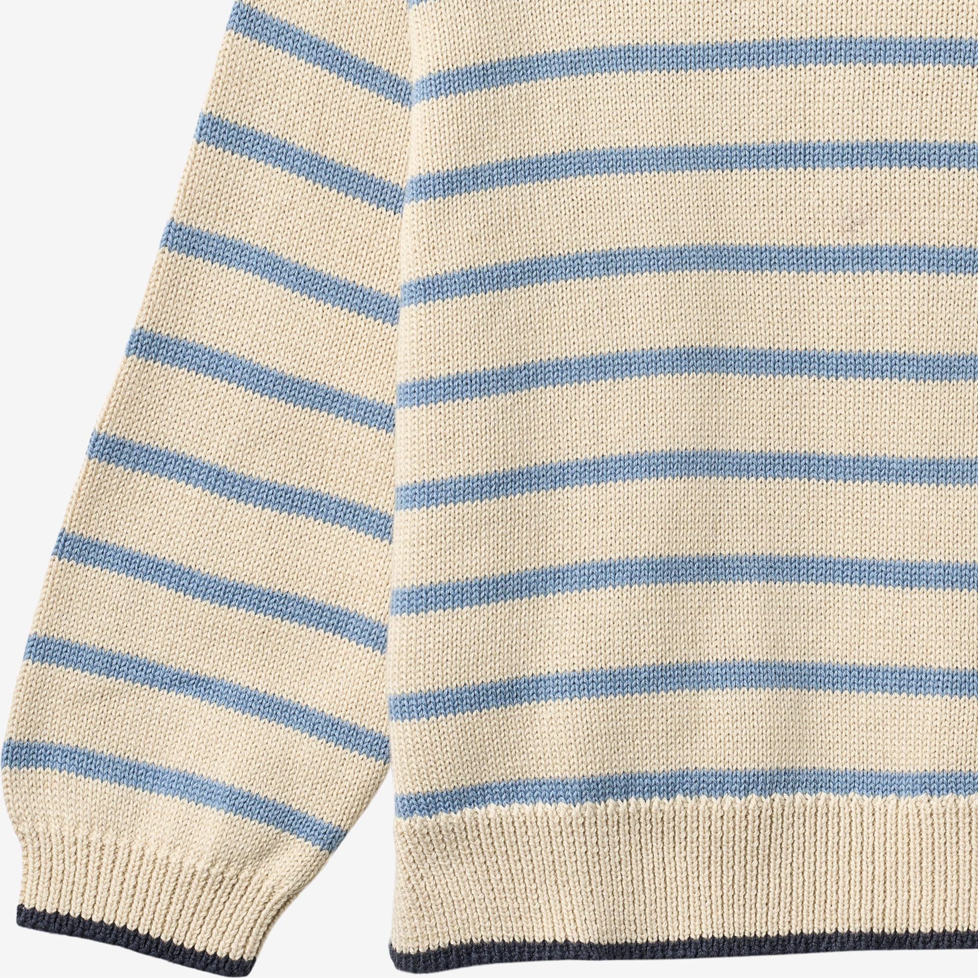wheat-morgan-strickpullover-faded-denim-stripe-bio image 3