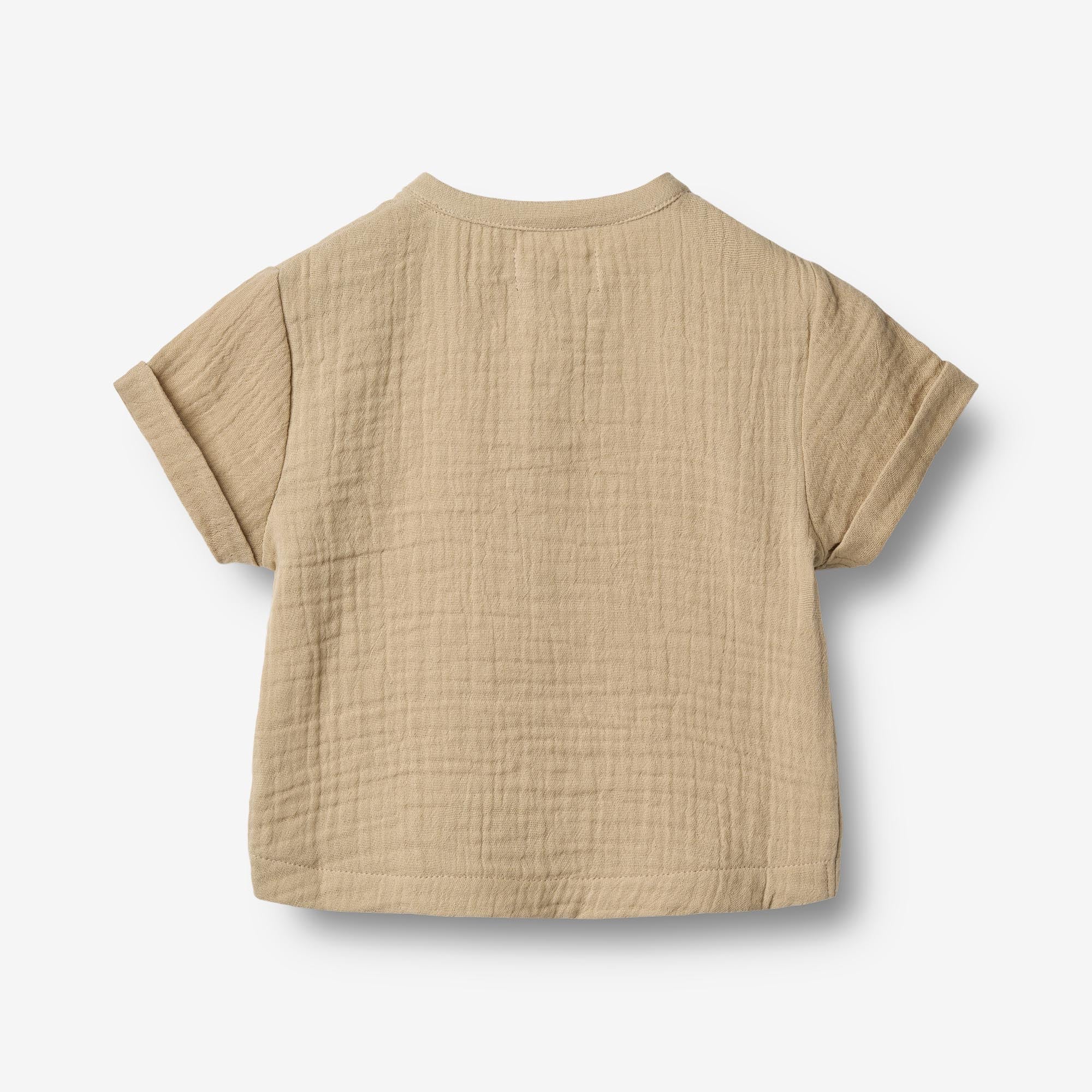 wheat-svend-kurzarmhemd-soft-sand-bio-baumwolle-baby image 2