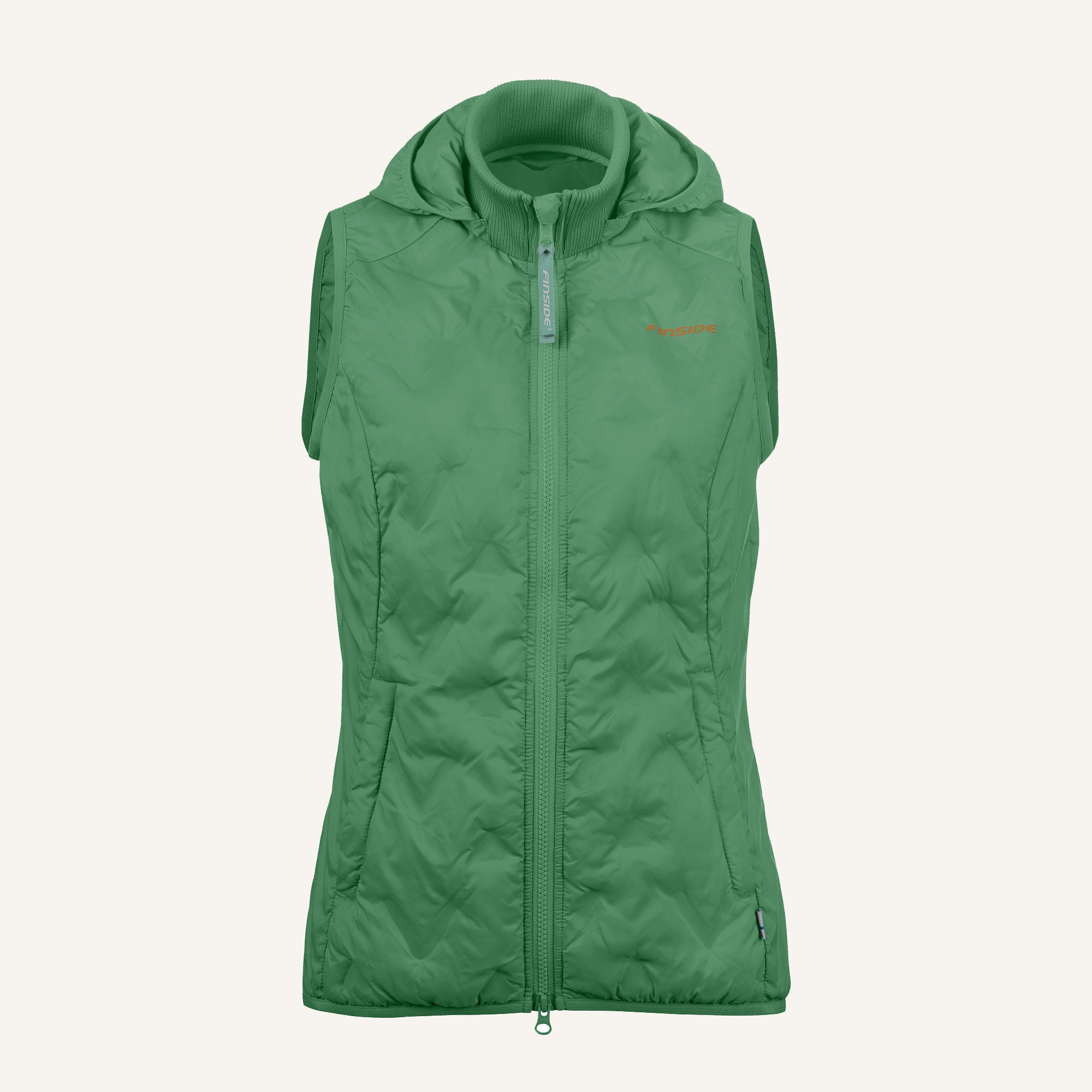 finkid-husky-liiki-weste-damen-deep-grass-gr-38-zip-in image 2