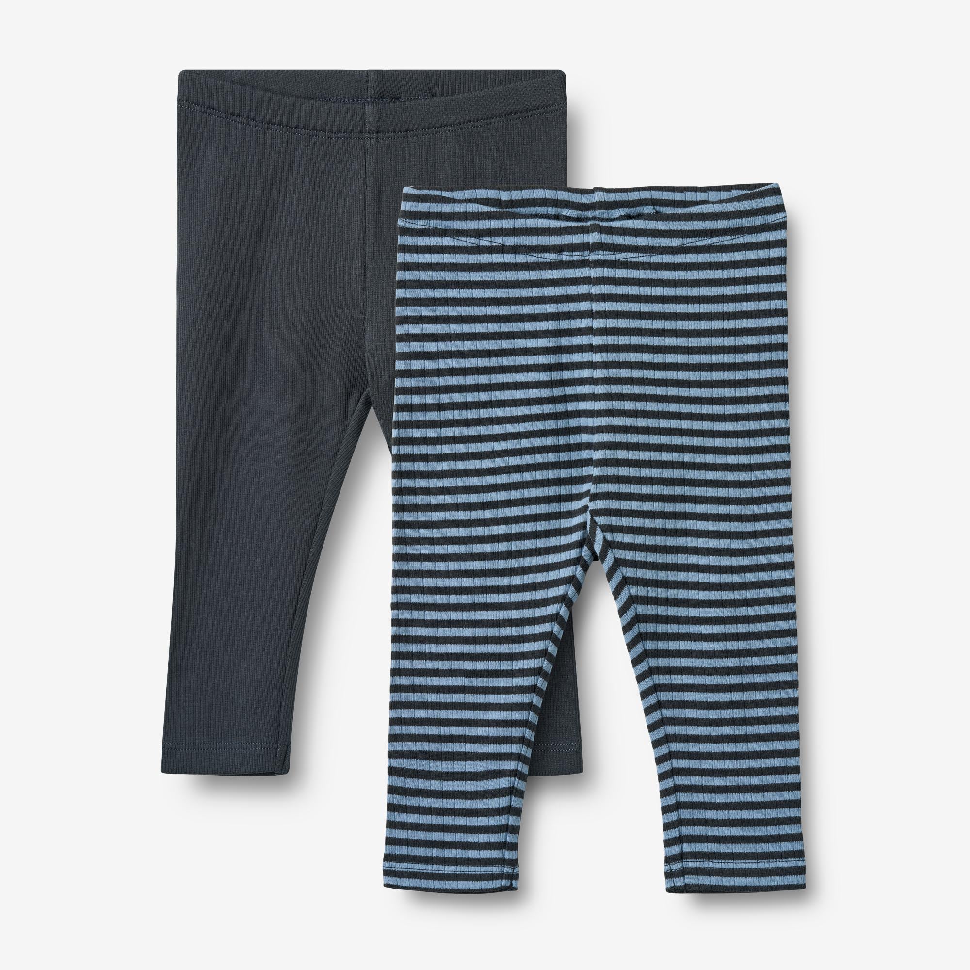 wheat-jules-leggings-bright-blue-stripe-baby-2er-bio image 1