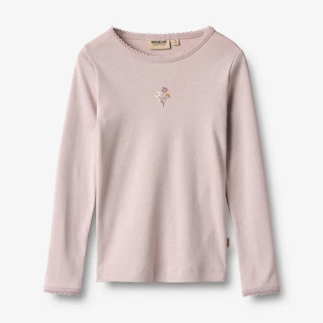 wheat-clothing-t-shirt-l-s-print-belis-langarmshirt-soft-lilac-bio image 1