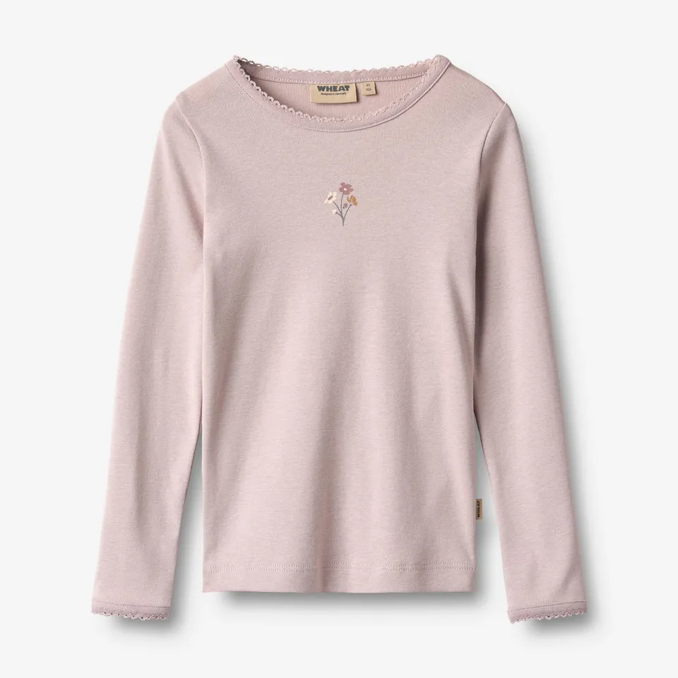 wheat-clothing-t-shirt-l-s-print-belis-langarmshirt-soft-lilac-bio image 1