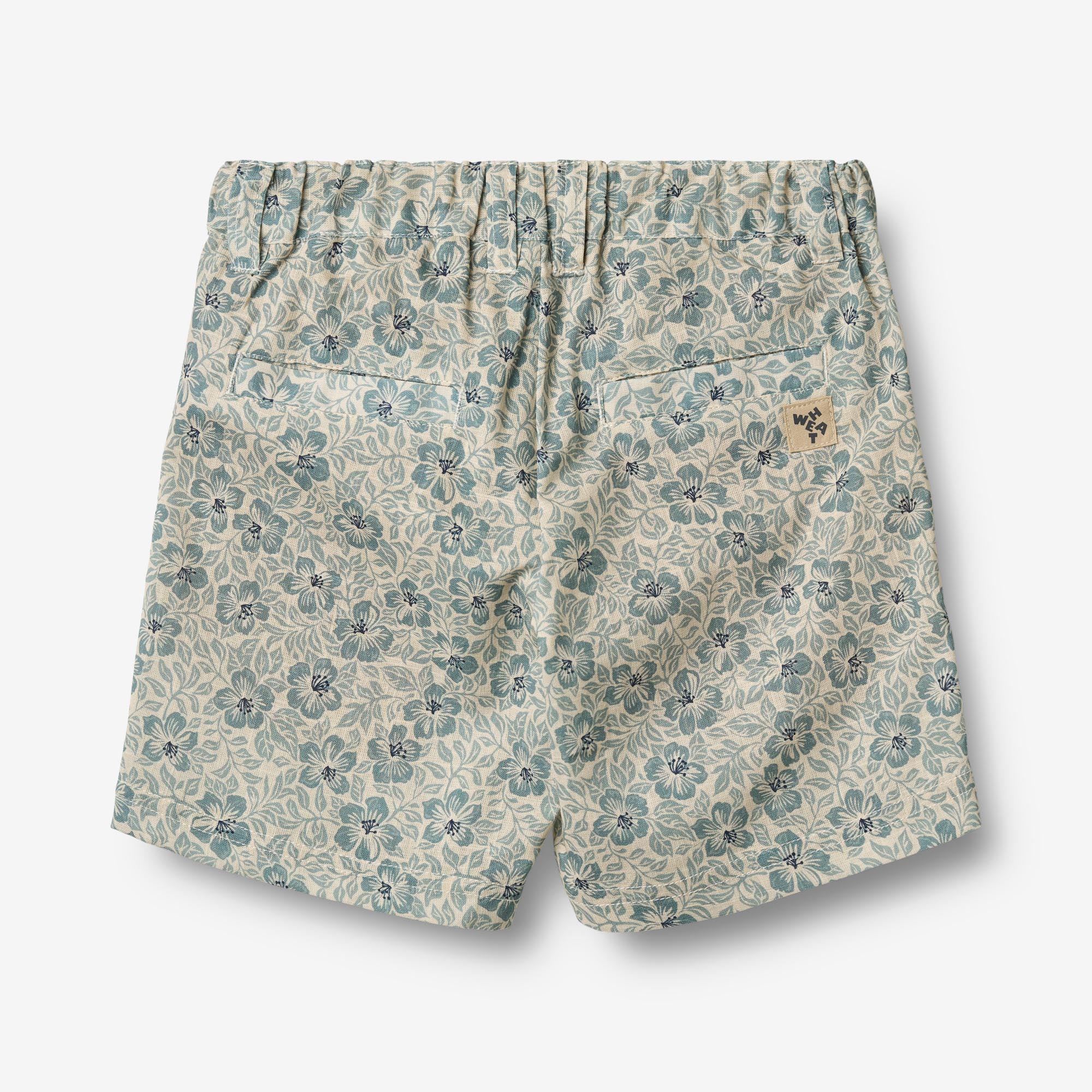 wheat-elvig-shorts-aqua-hawaii-bio-baumwolle image 2