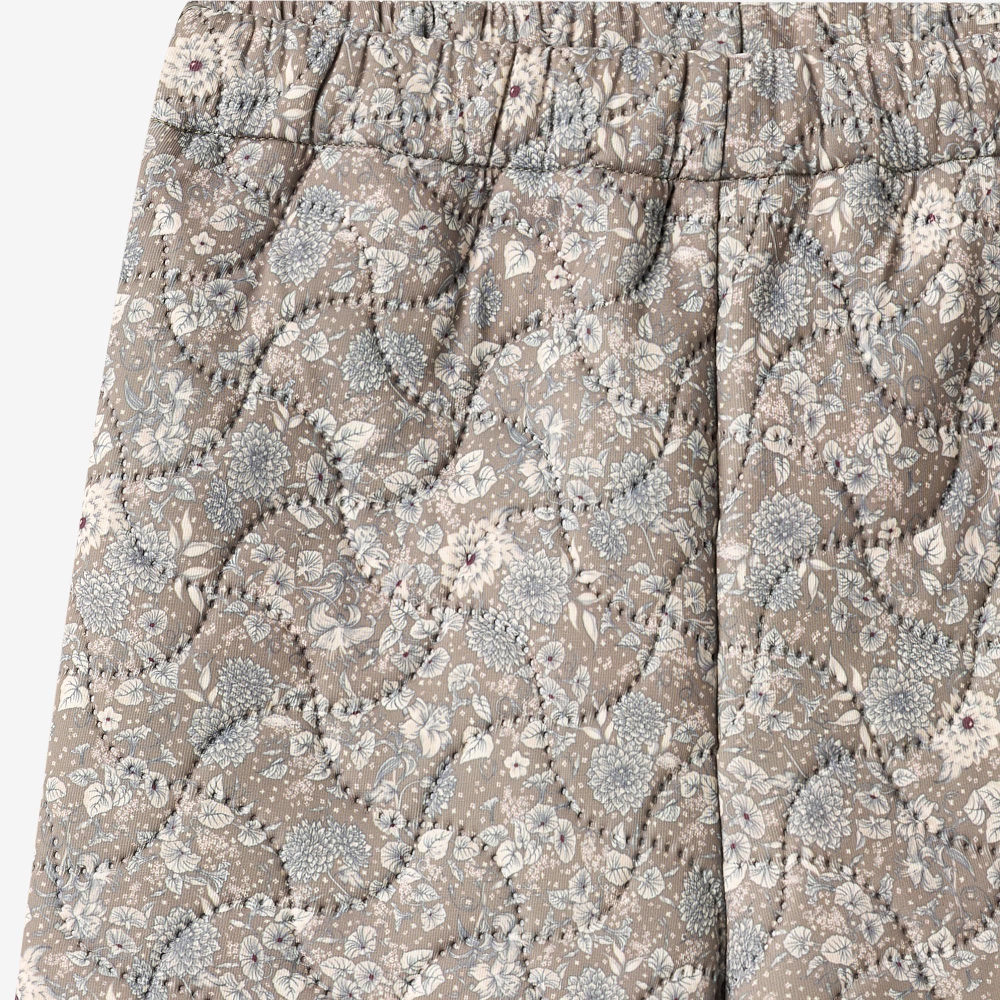 wheat-alex-thermohose-kinder-grey-stone-flowers-recycelt image 5