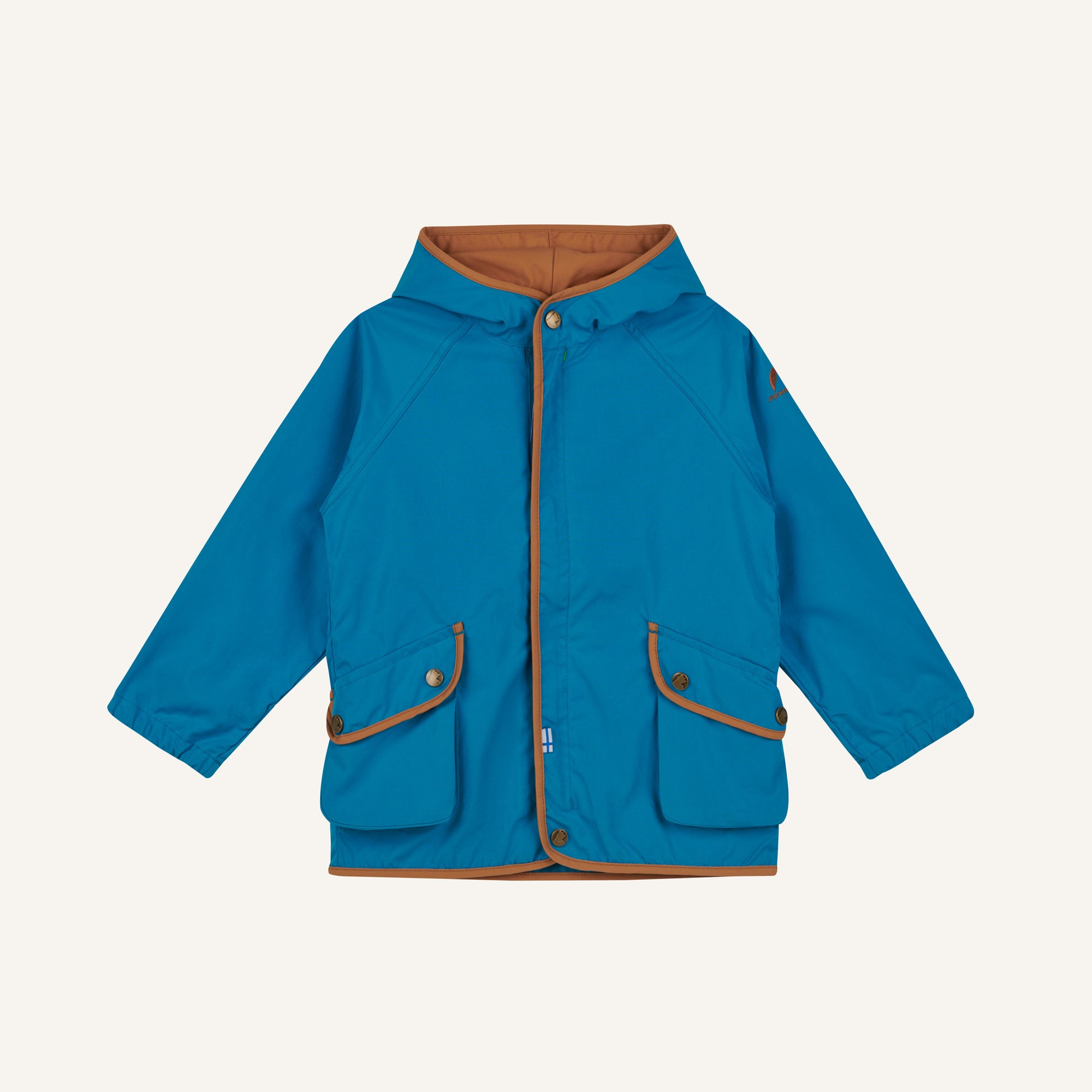 finkid-husky-ilma-outdoorjacke-kinder-baumwolle-navy image 3
